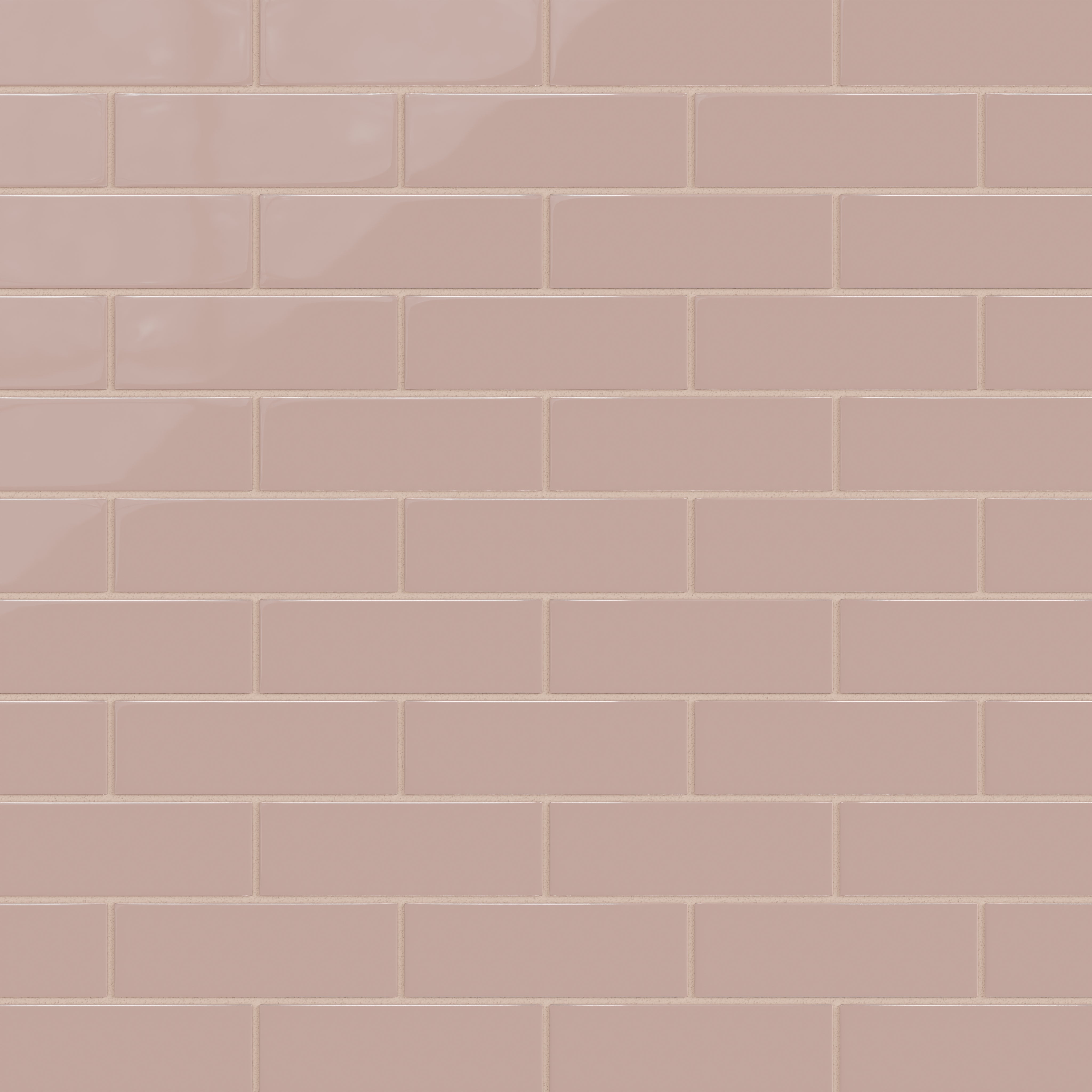2x6 Natural Press Ceramic Tile in Red Jasper Gloss