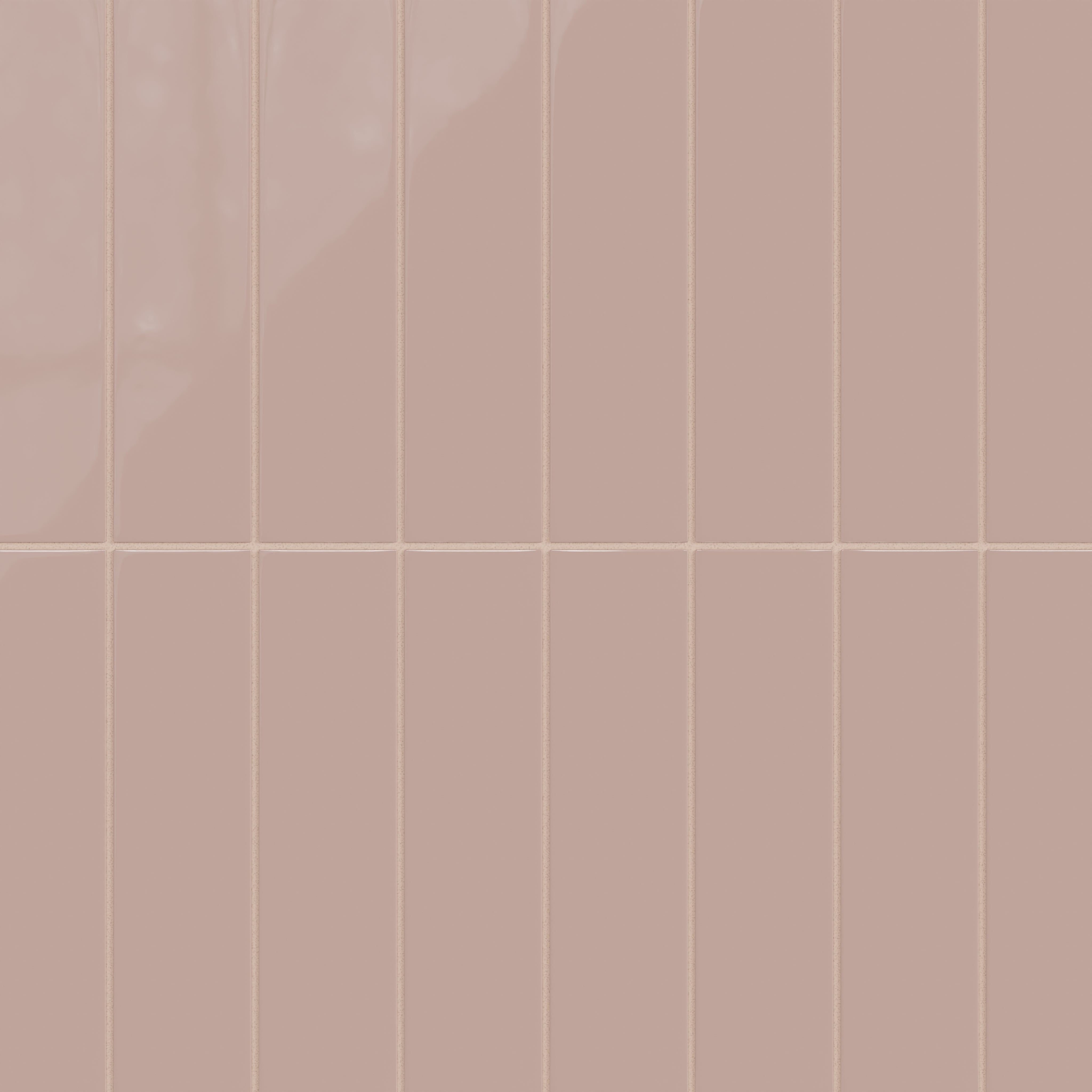 3x12 Natural Press Ceramic Tile in Red Jasper Gloss