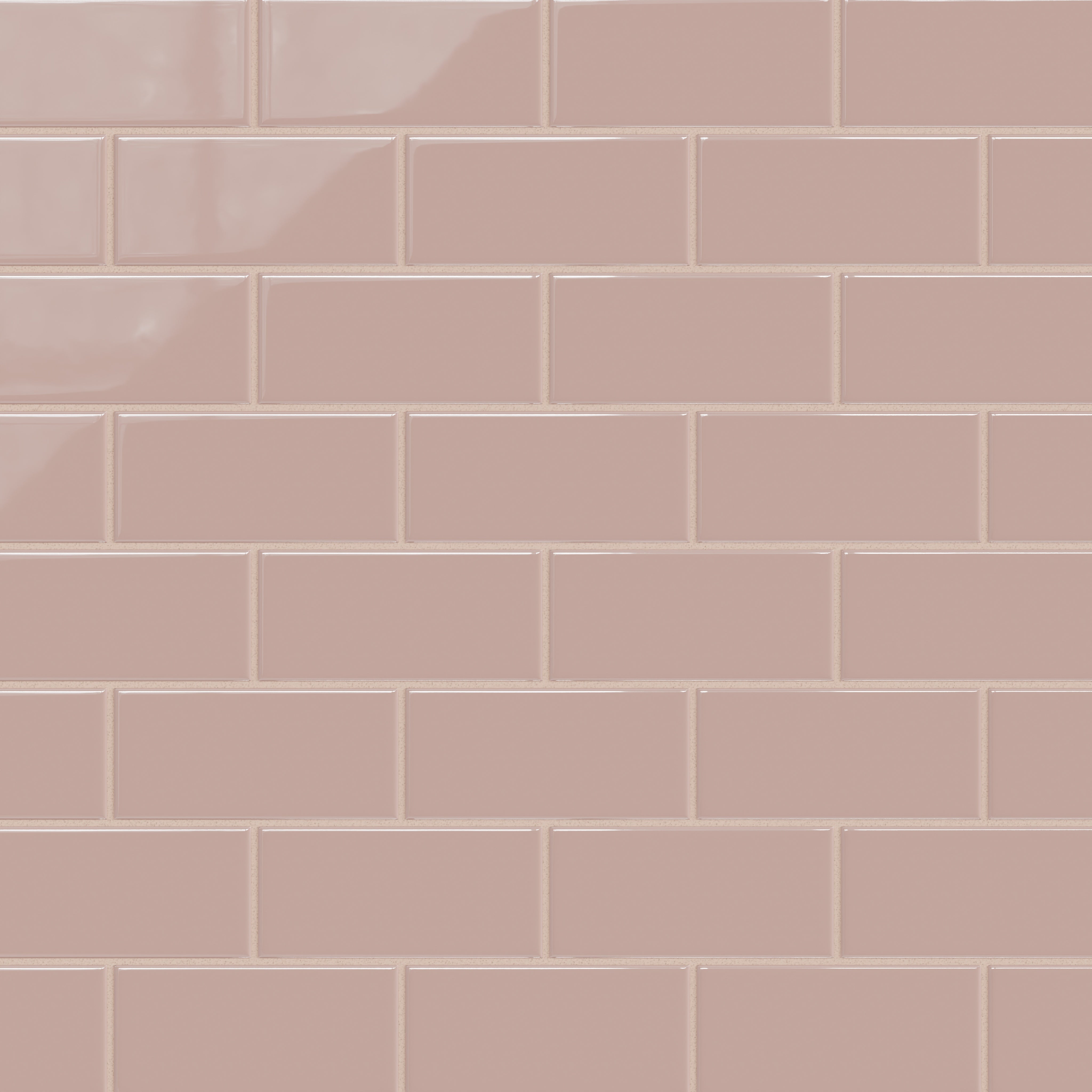 3x6 Natural Press Ceramic Tile in Red Jasper Gloss