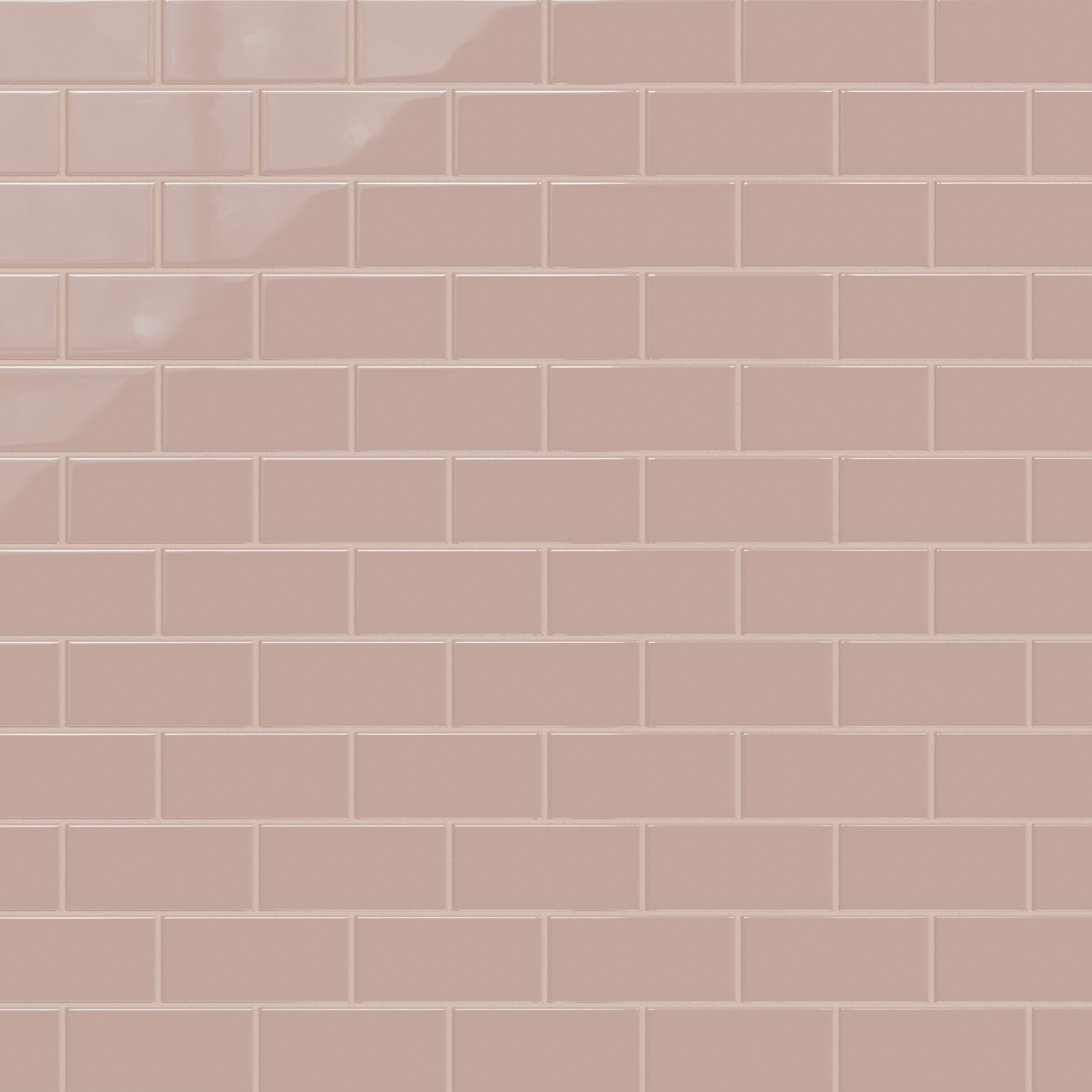 3x6 Natural Press Ceramic Tile in Red Jasper Gloss
