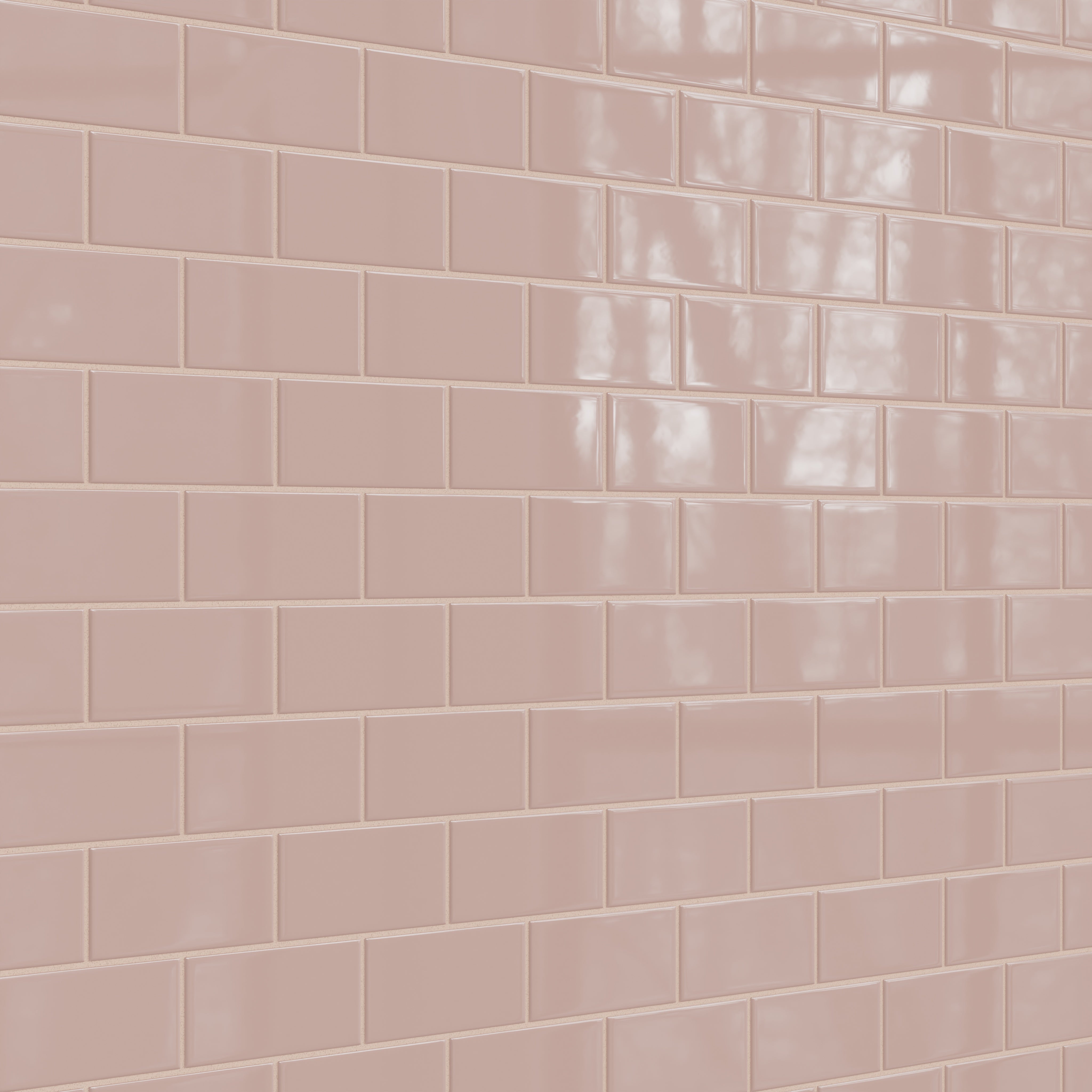 3x6 Natural Press Ceramic Tile in Red Jasper Gloss