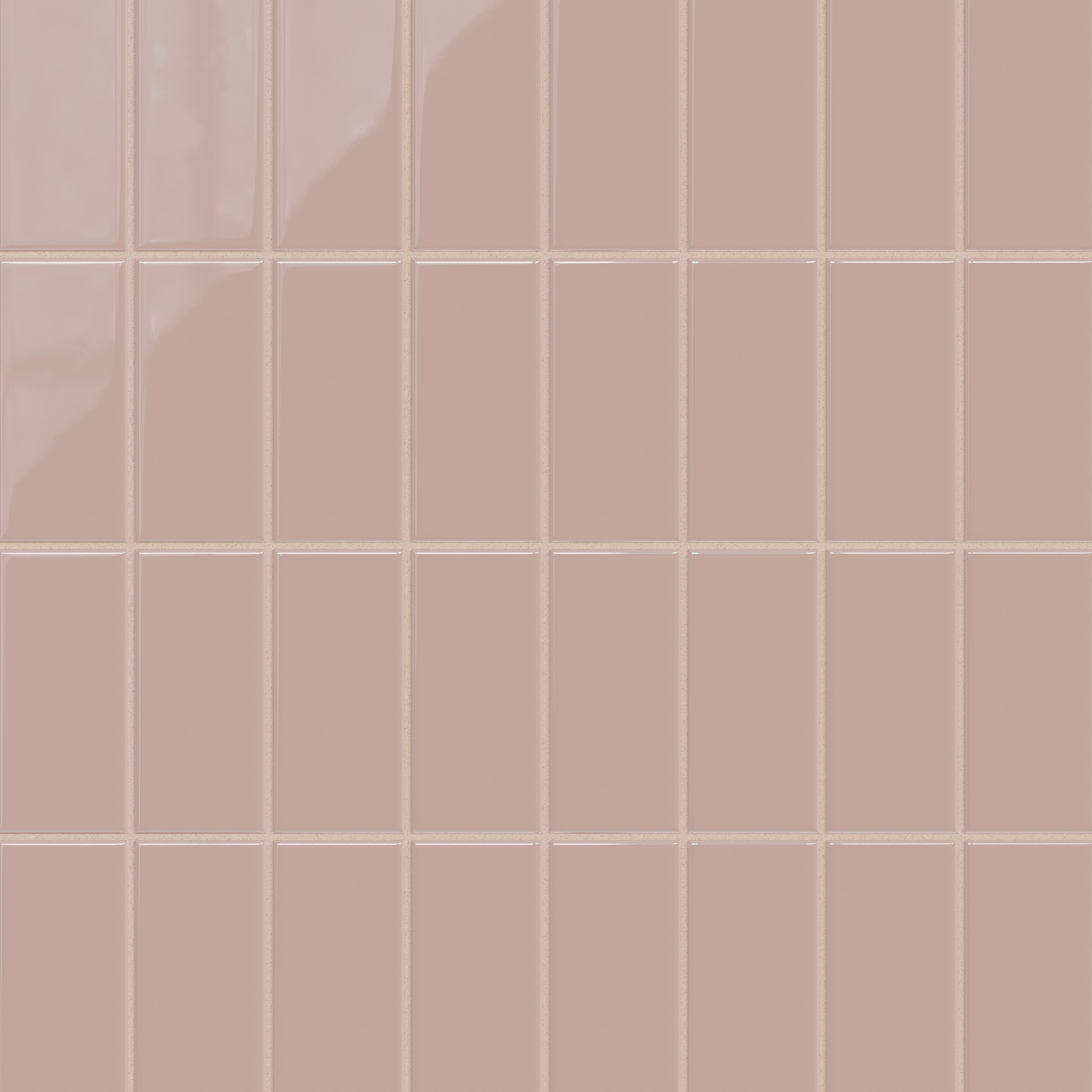 3x6 Natural Press Ceramic Tile in Red Jasper Gloss