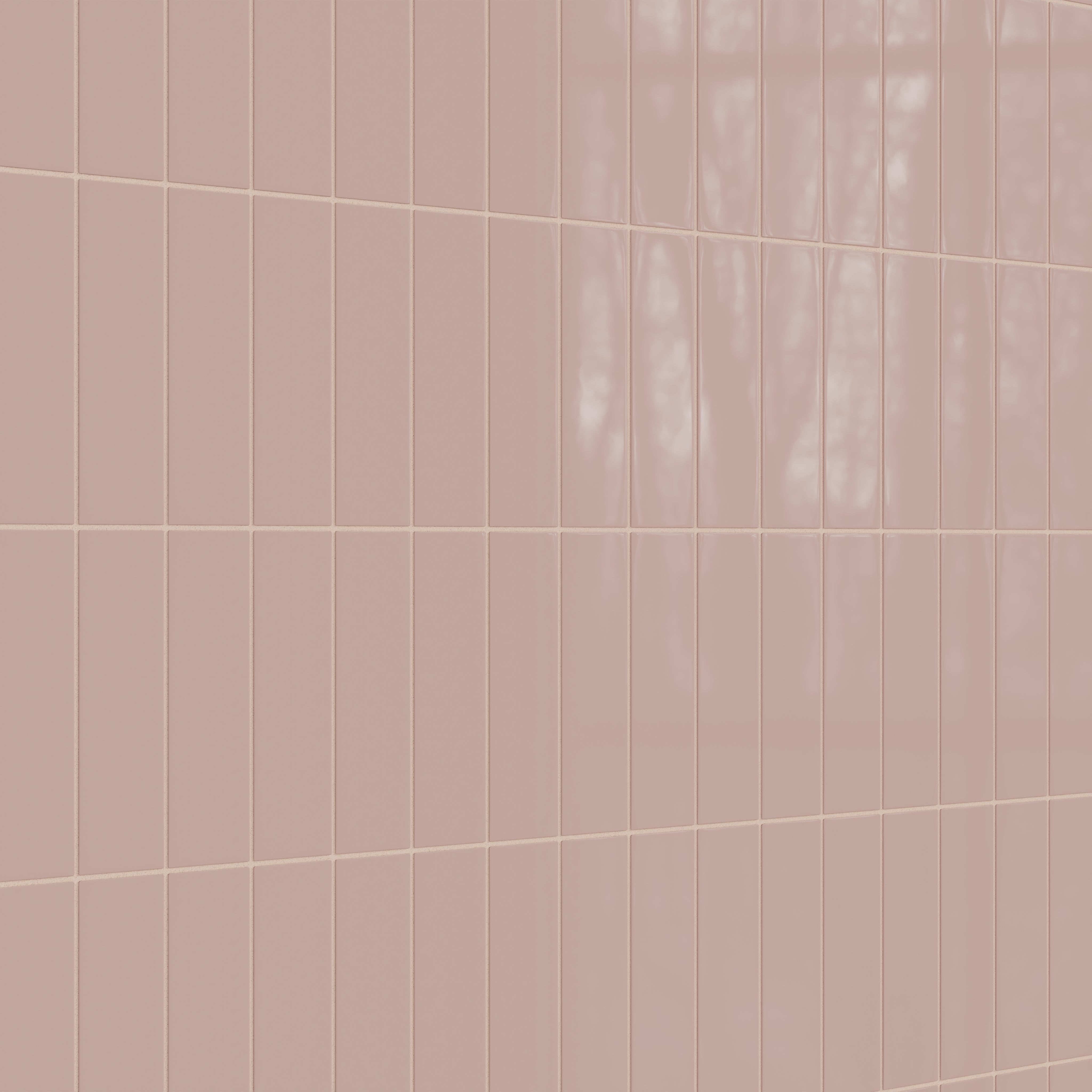 3x9 Natural Press Ceramic Tile in Red Jasper Gloss