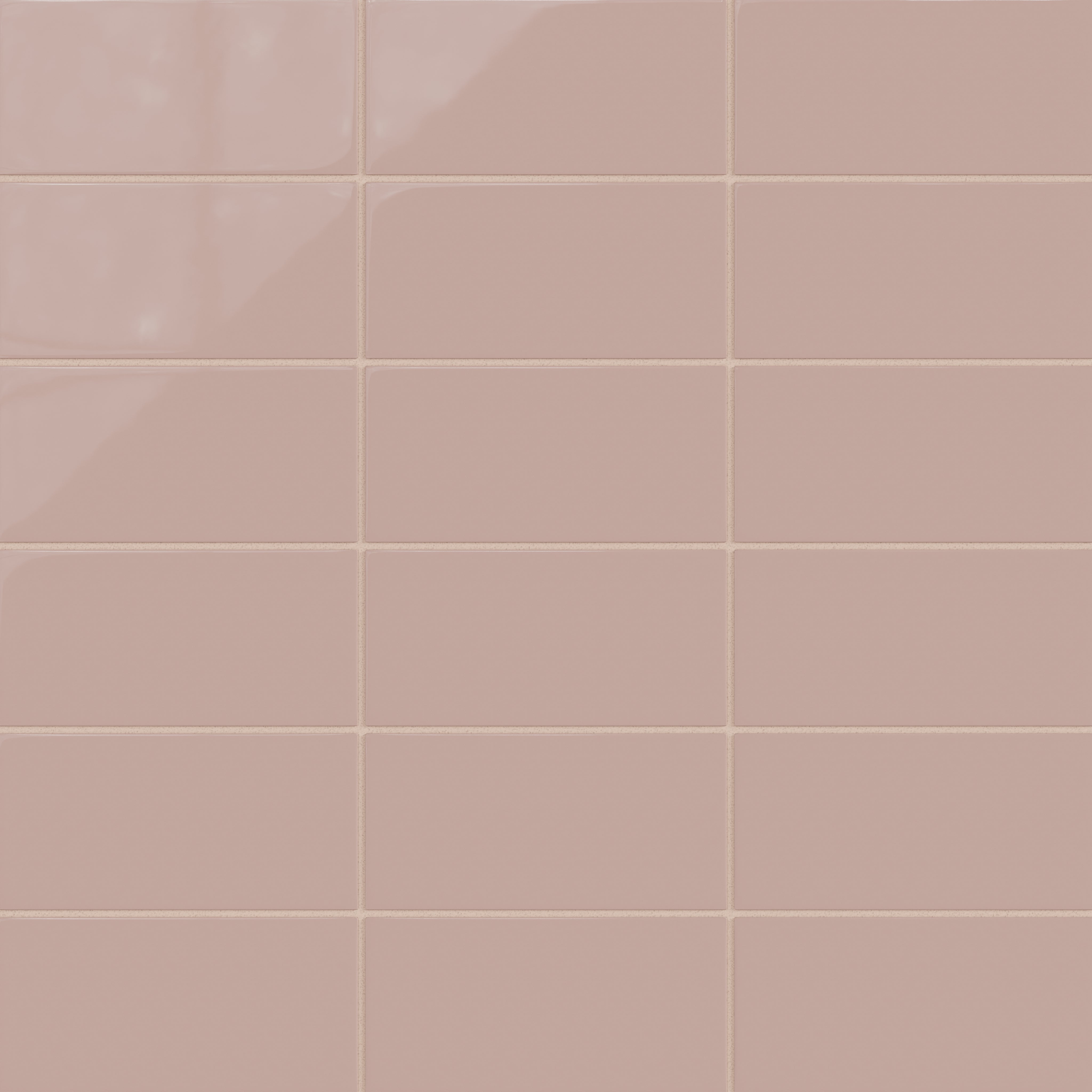 4x8 Natural Press Ceramic Tile in Red Jasper Gloss
