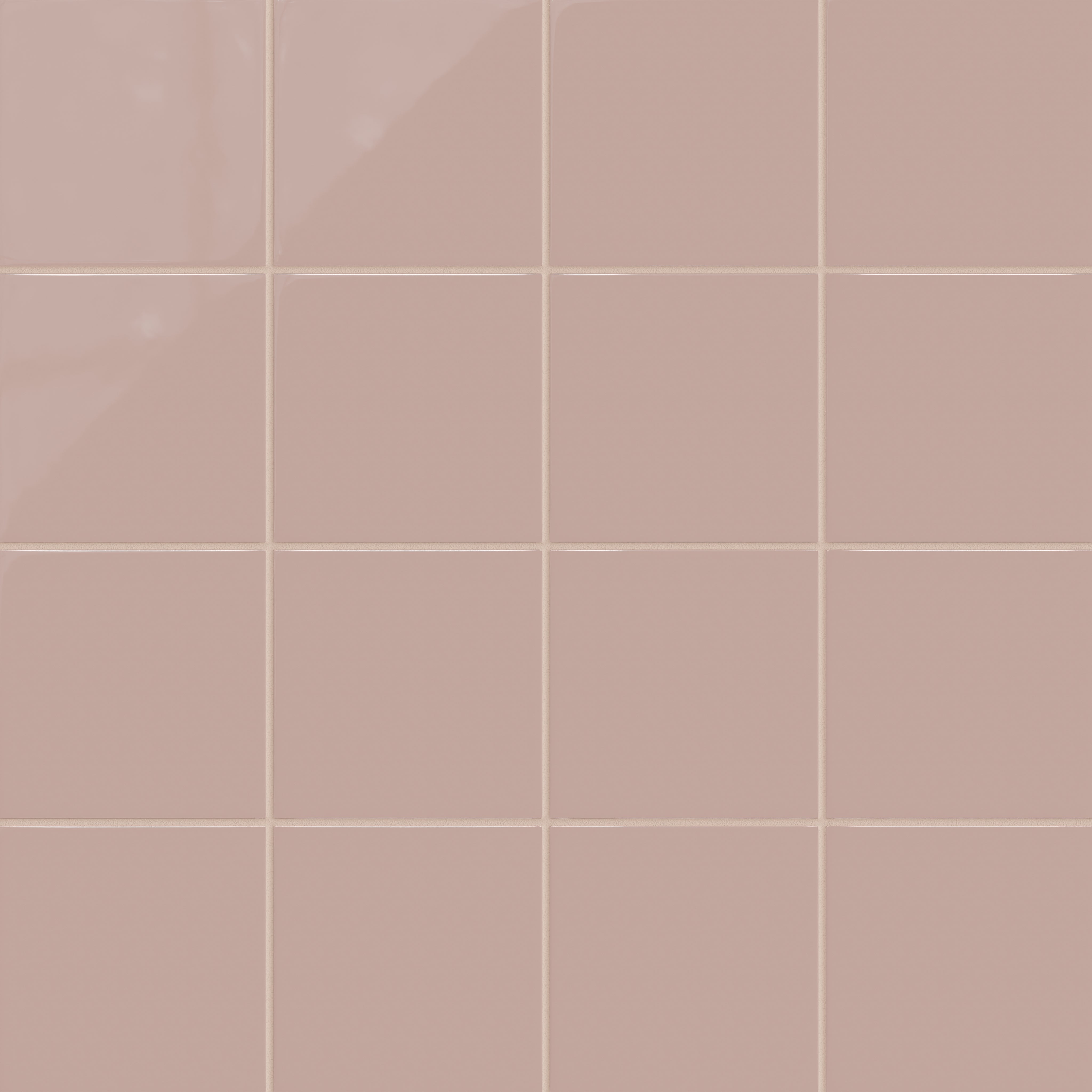 6x6 Natural Press Ceramic Tile in Red Jasper Gloss
