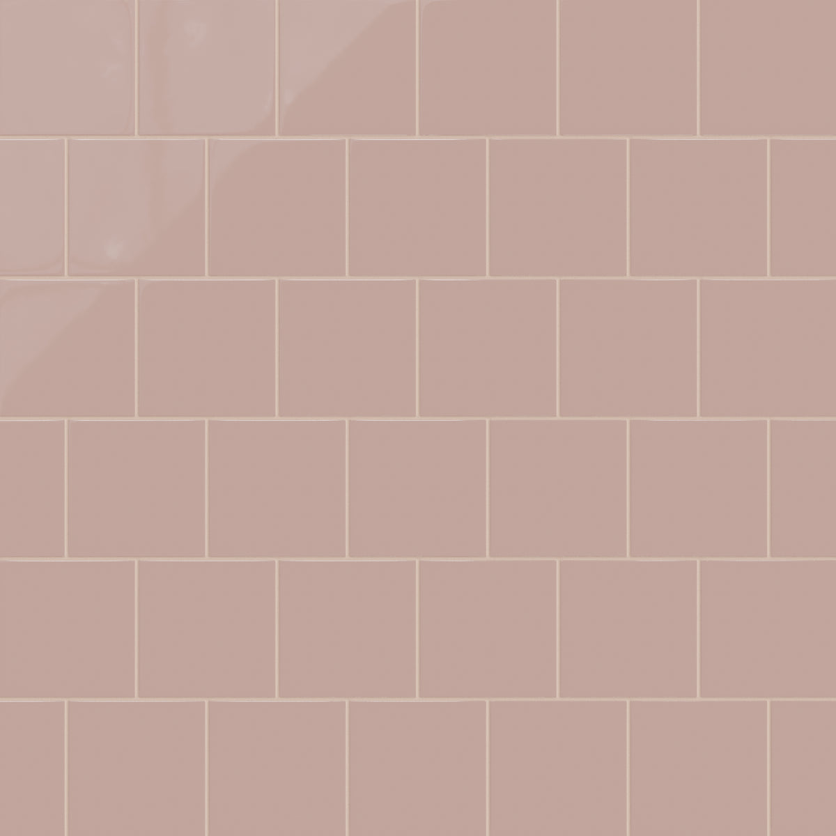 6x6 Natural Press Ceramic Tile in Red Jasper Gloss