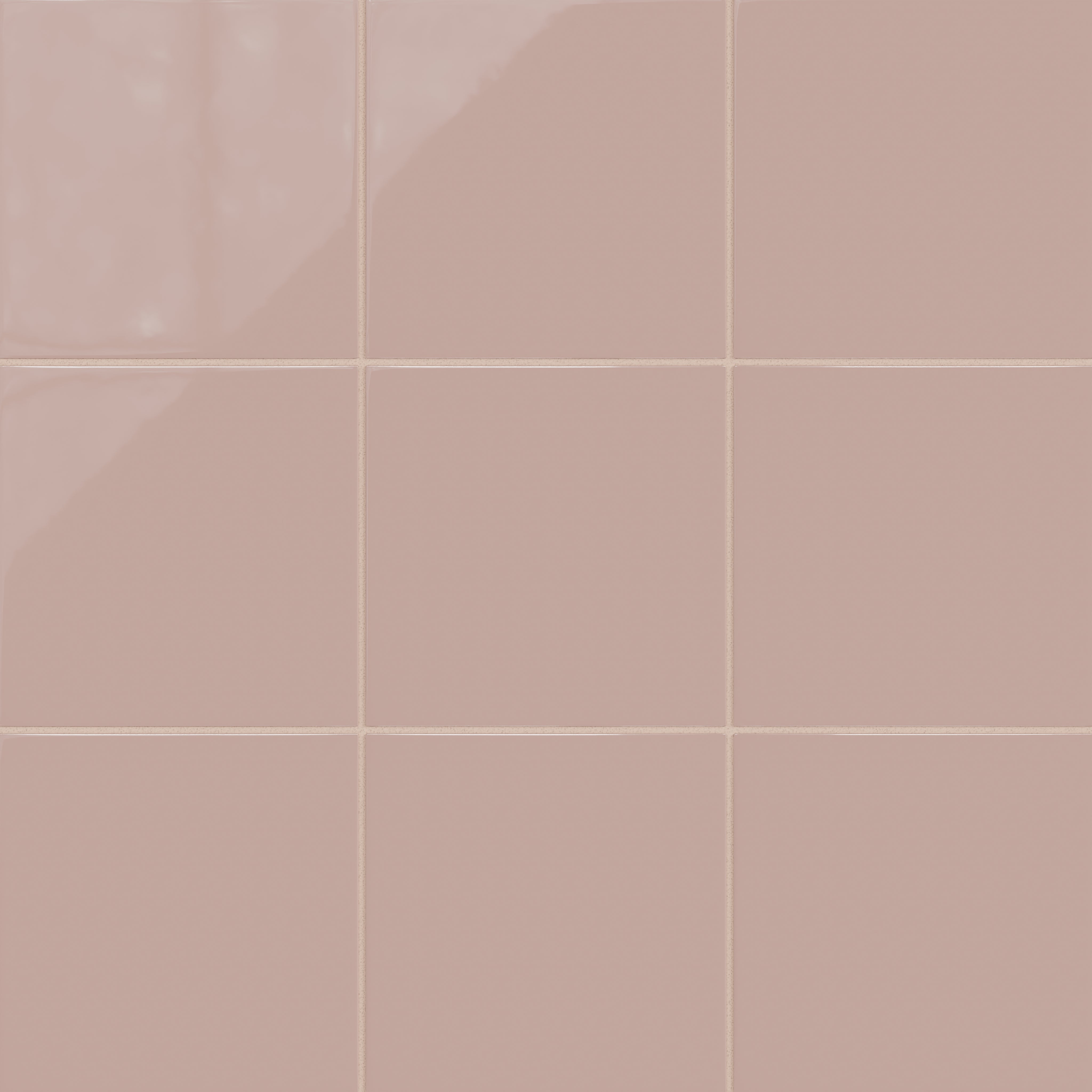 8x8 Natural Press Ceramic Tile in Red Jasper Gloss