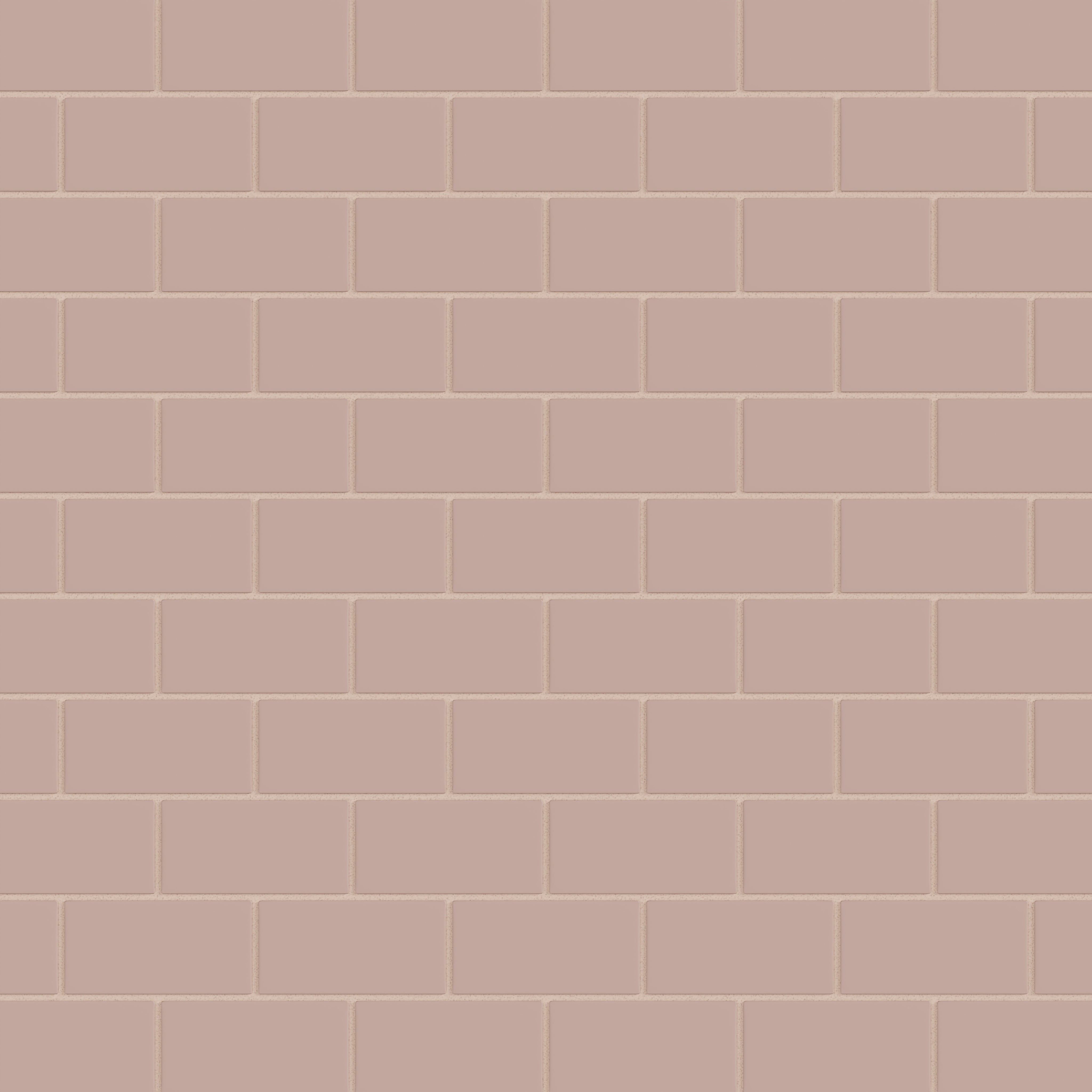 2x4 Half Offset Sheeted Natural Press Ceramic Mosaic Tile in Red Jasper Matte
