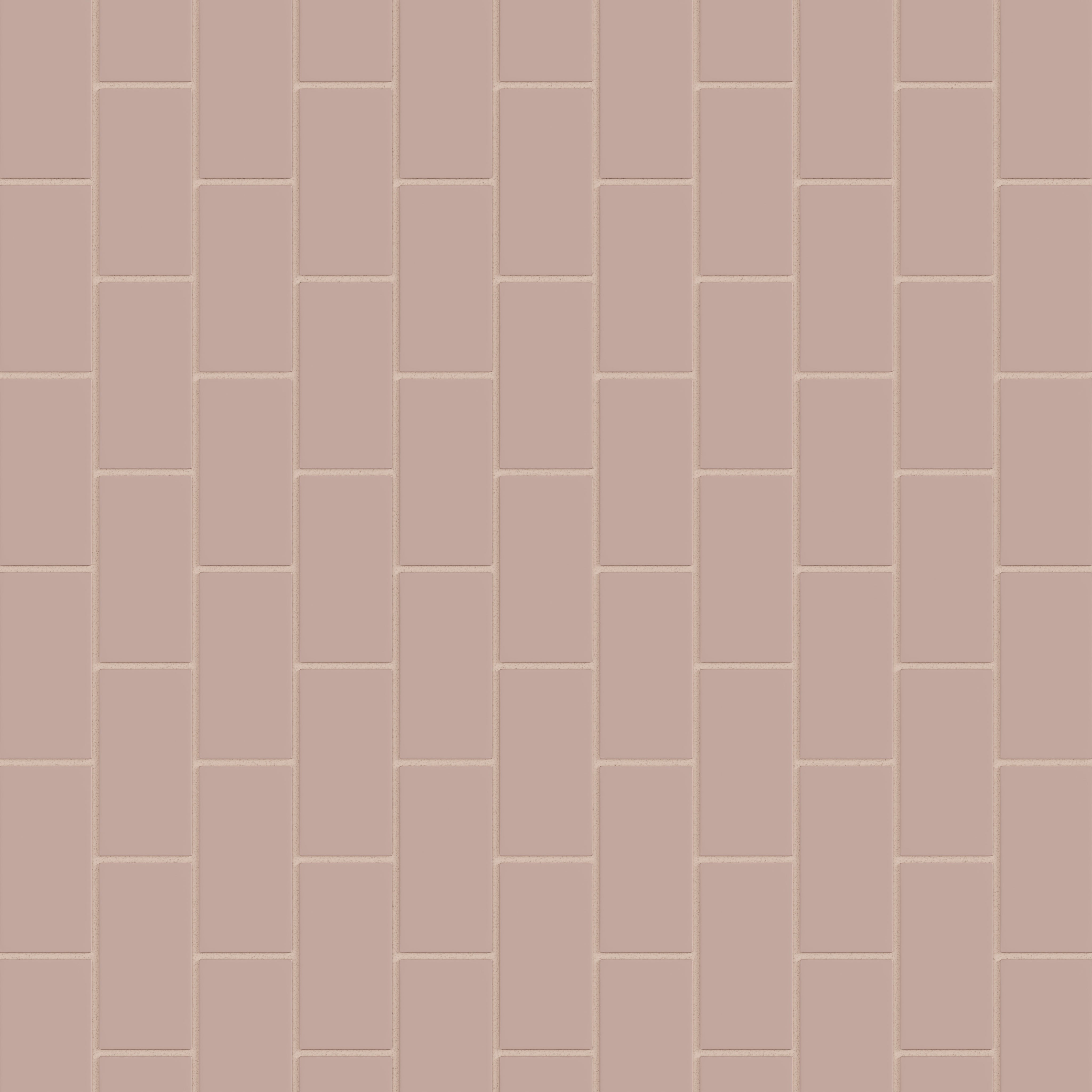 2x4 Half Offset Sheeted Natural Press Ceramic Mosaic Tile in Red Jasper Matte
