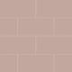 6x12 Natural Press Ceramic Tile in Red Jasper Matte
