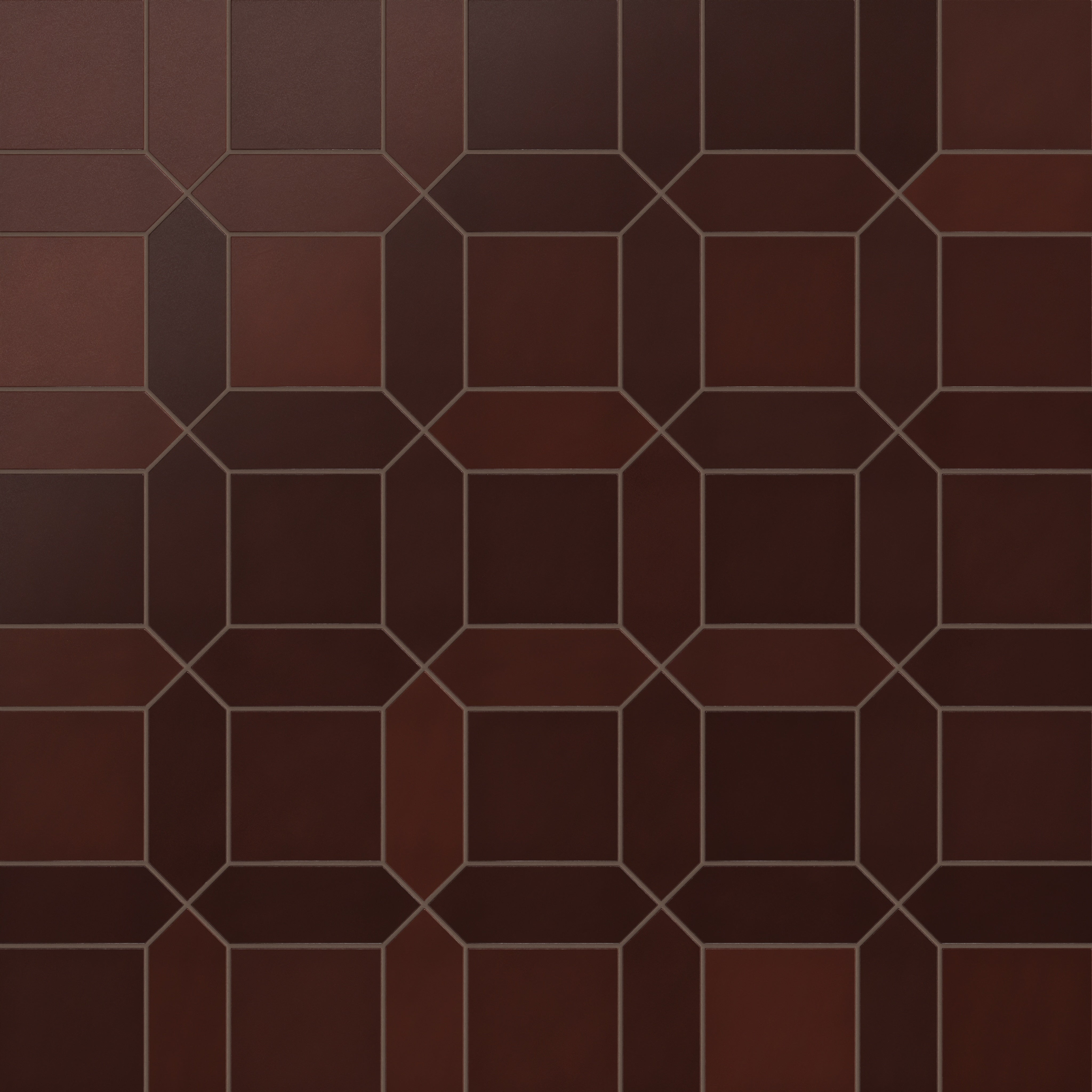Atrium Original Ceramic Tile in Redwood