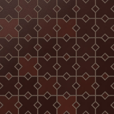 Hacienda Sheeted Original Ceramic Tile in Redwood