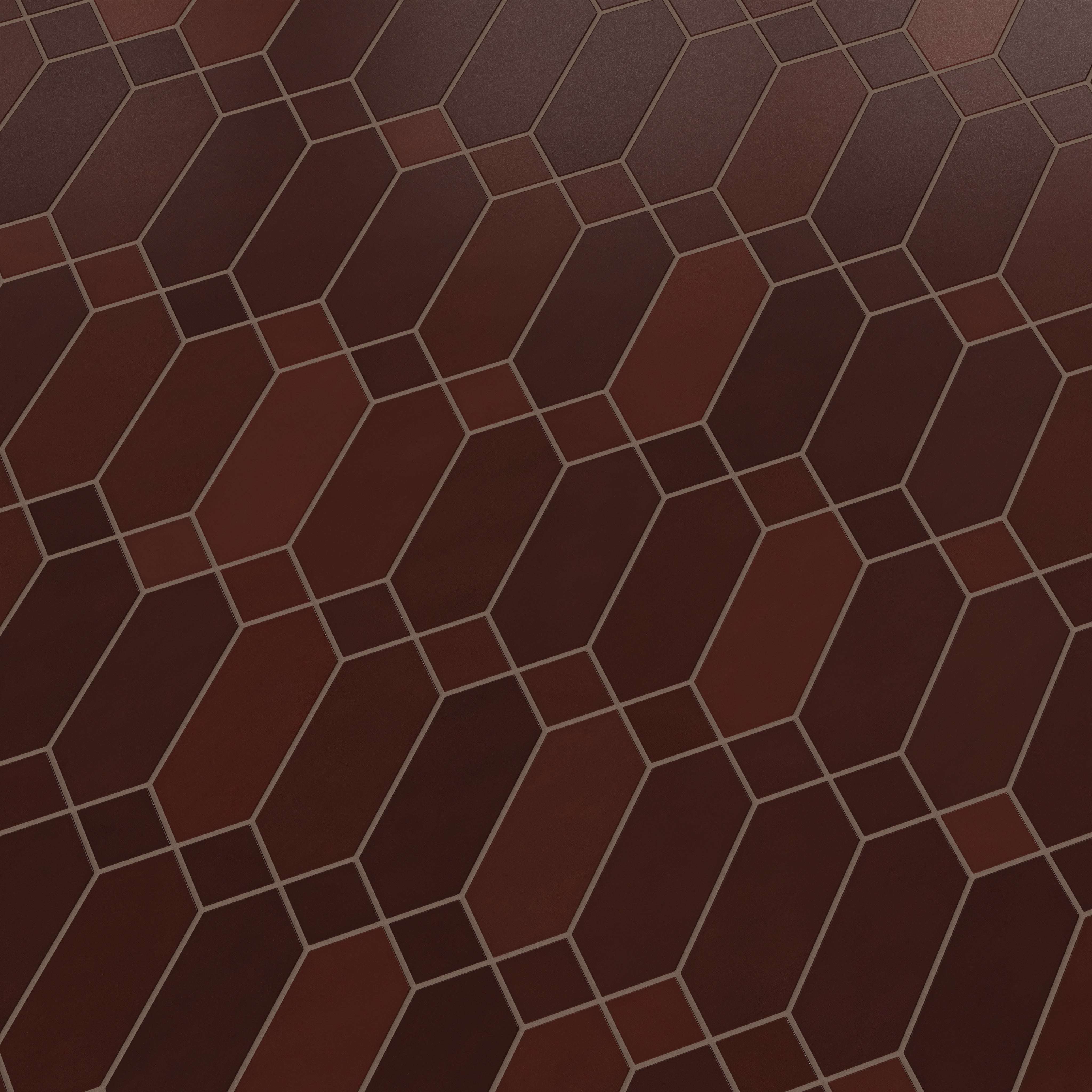 Mission Original Ceramic Tile in Redwood