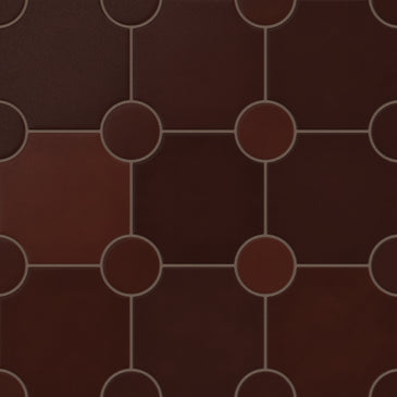 Portico Original Ceramic Tile in Redwood