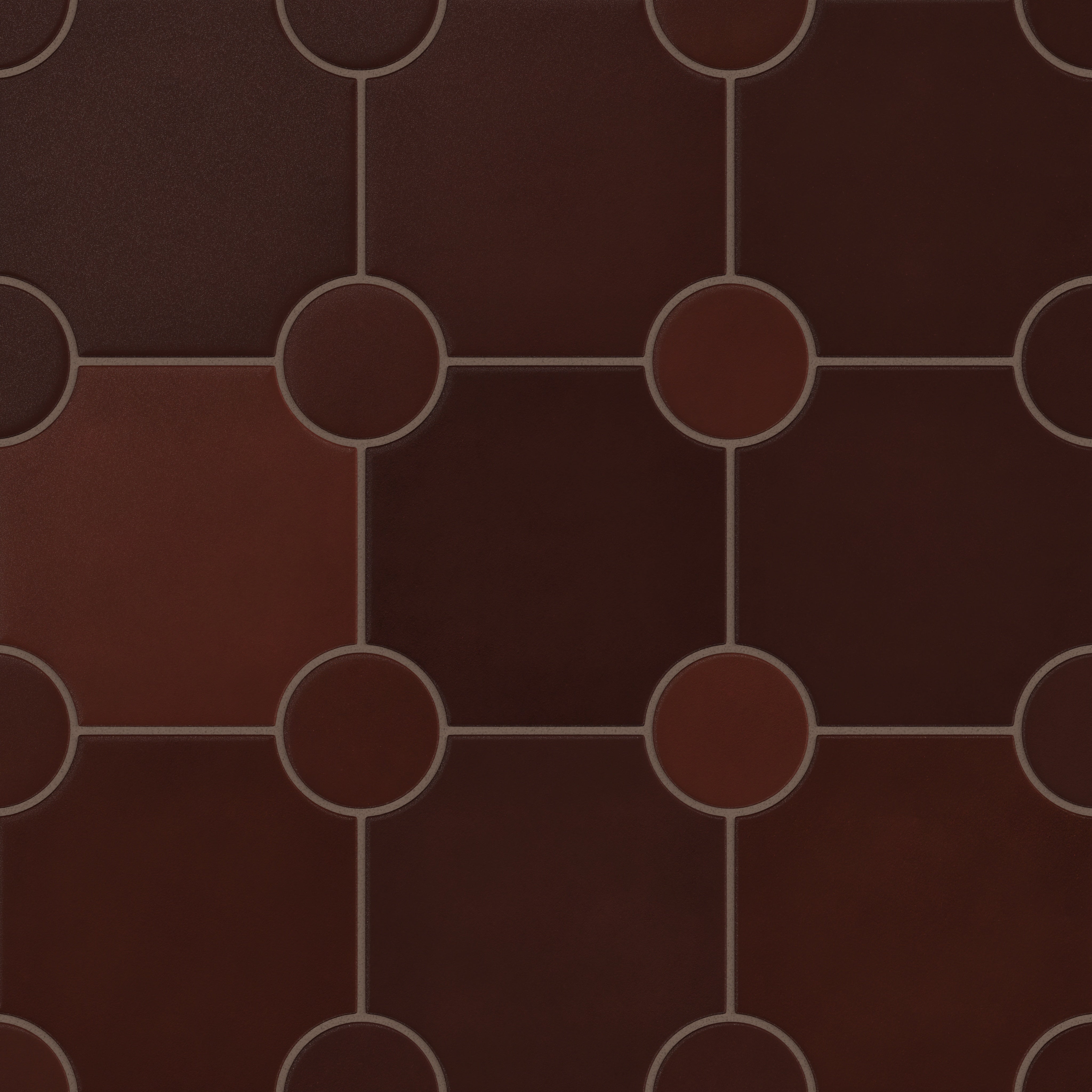 Portico Original Ceramic Tile in Redwood