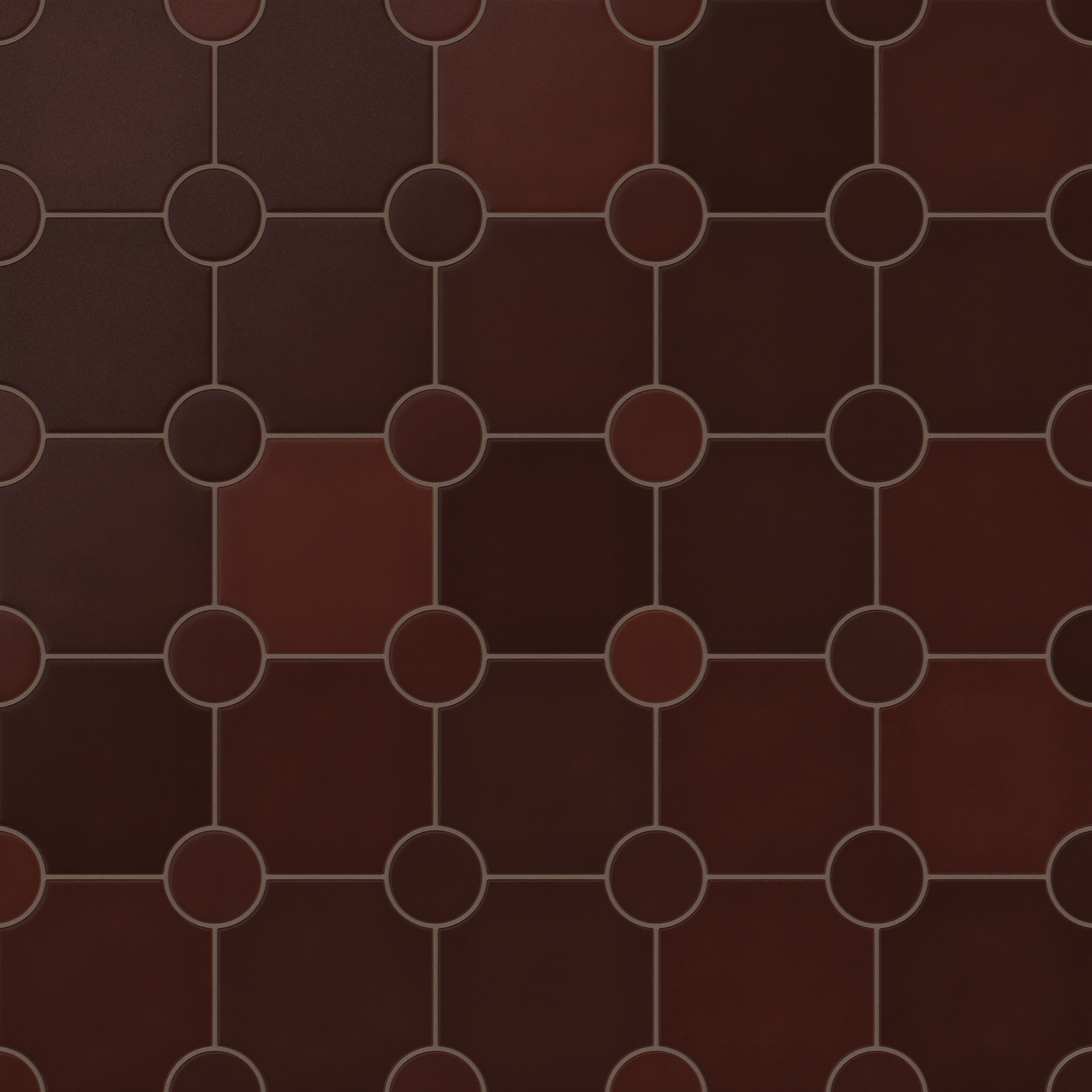 Portico Original Ceramic Tile in Redwood