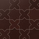 Star & Cross Original Ceramic Tile in Redwood