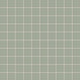 2x2 Straight Set Sheeted Original Ceramic Mosaic Tile in Rosemary Matte