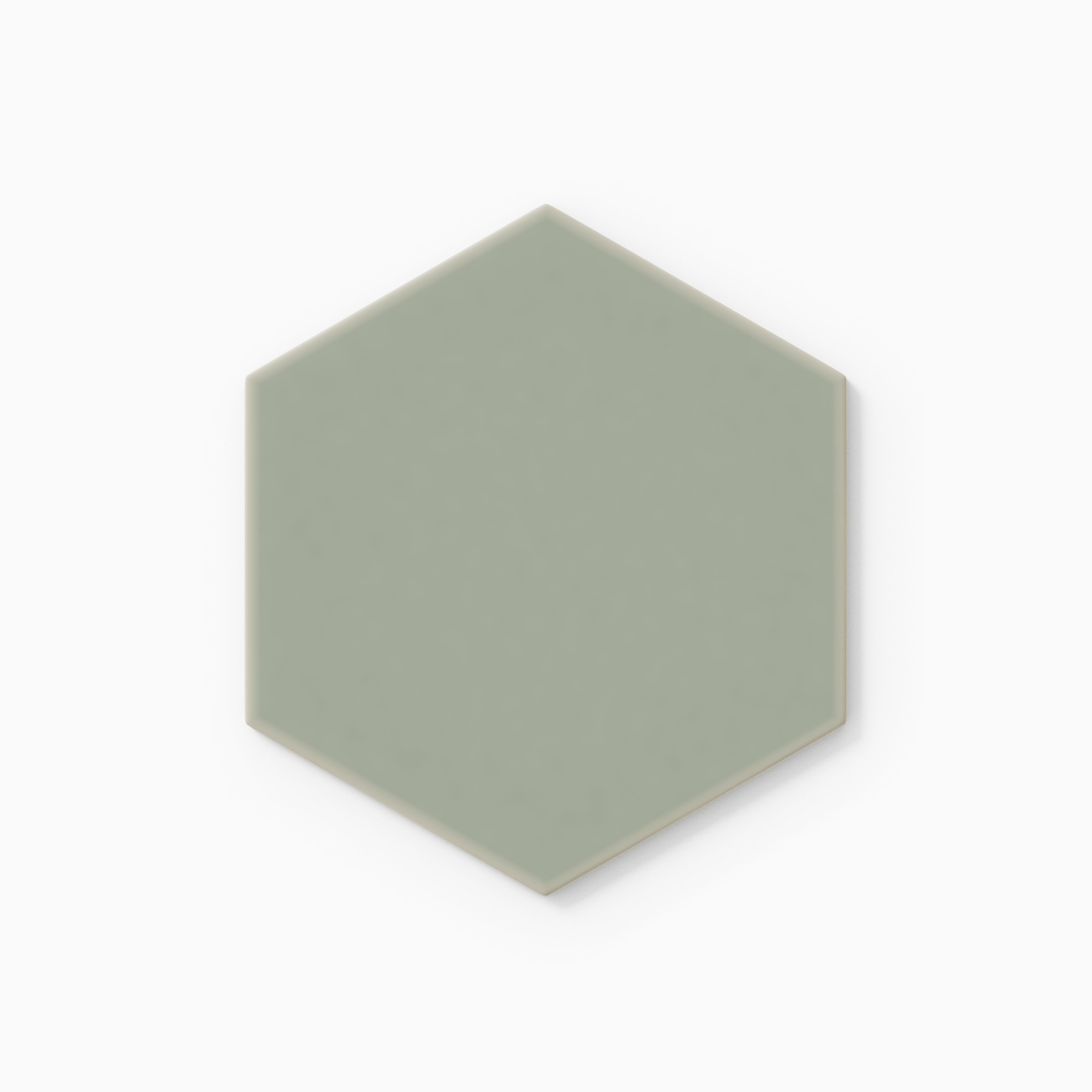 6" Hexagon Original Ceramic Tile in Rosemary Matte
