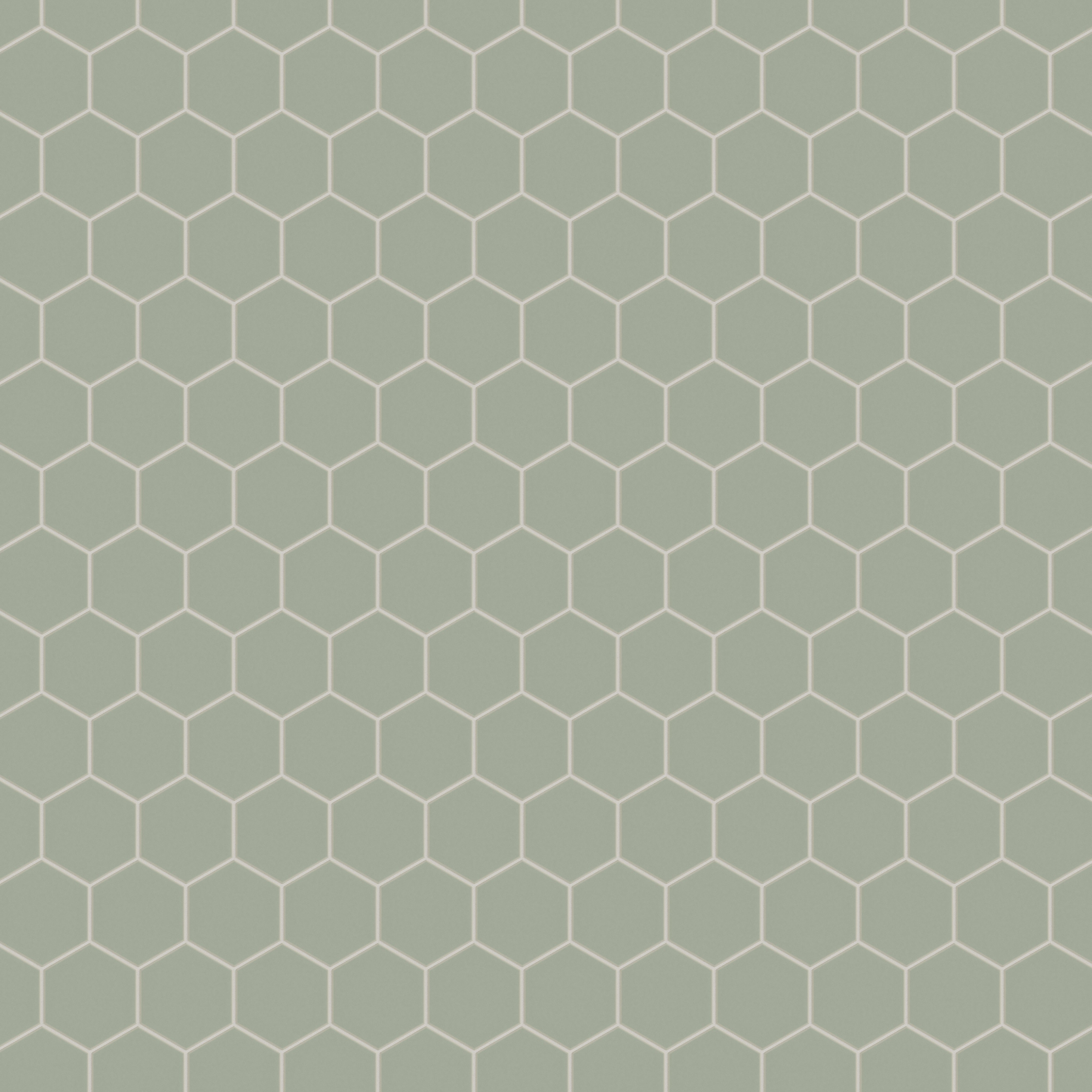 6" Hexagon Original Ceramic Tile in Rosemary Matte