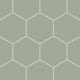 8" Hexagon Original Ceramic Tile in Rosemary Matte