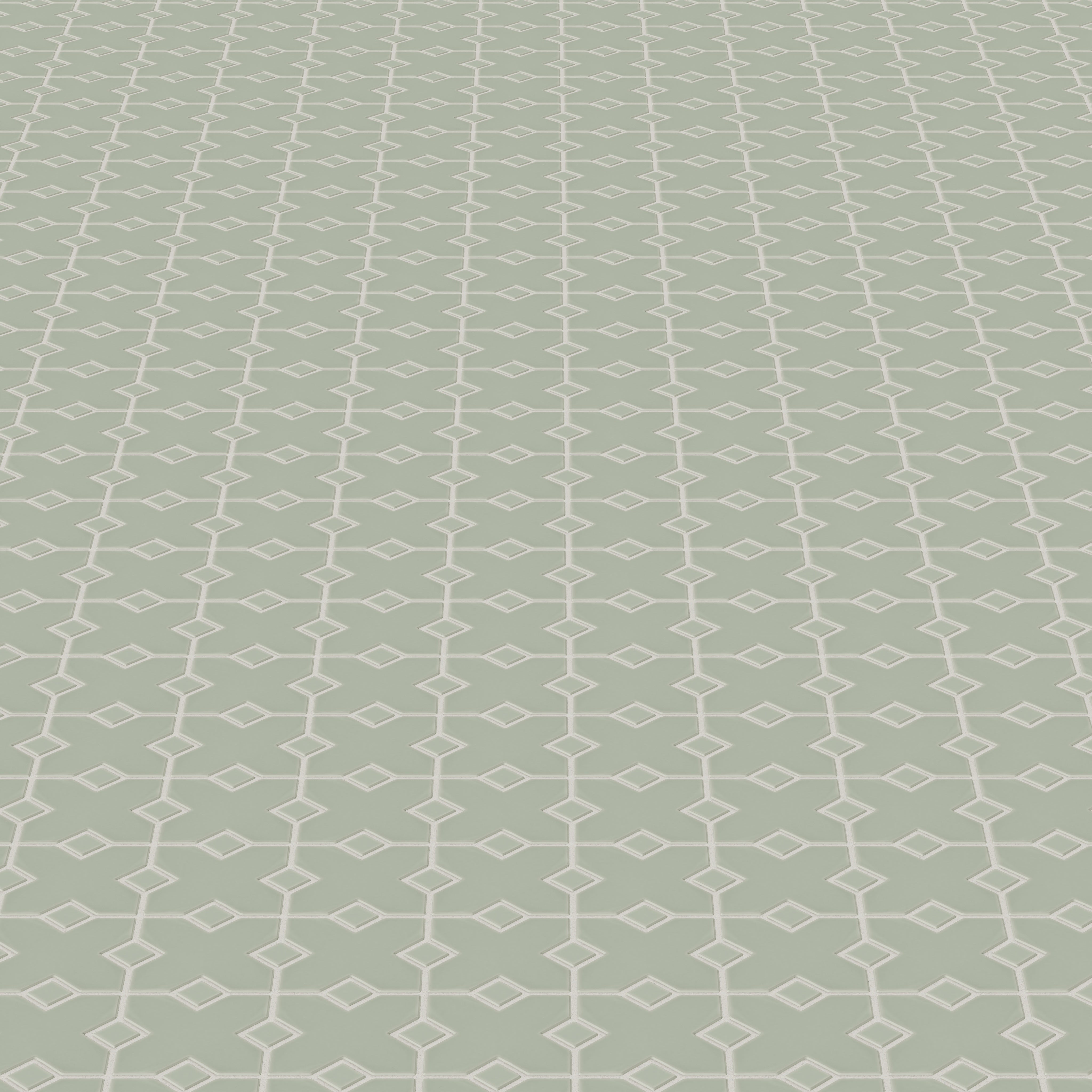 Hacienda Sheeted Original Ceramic Tile in Rosemary Matte