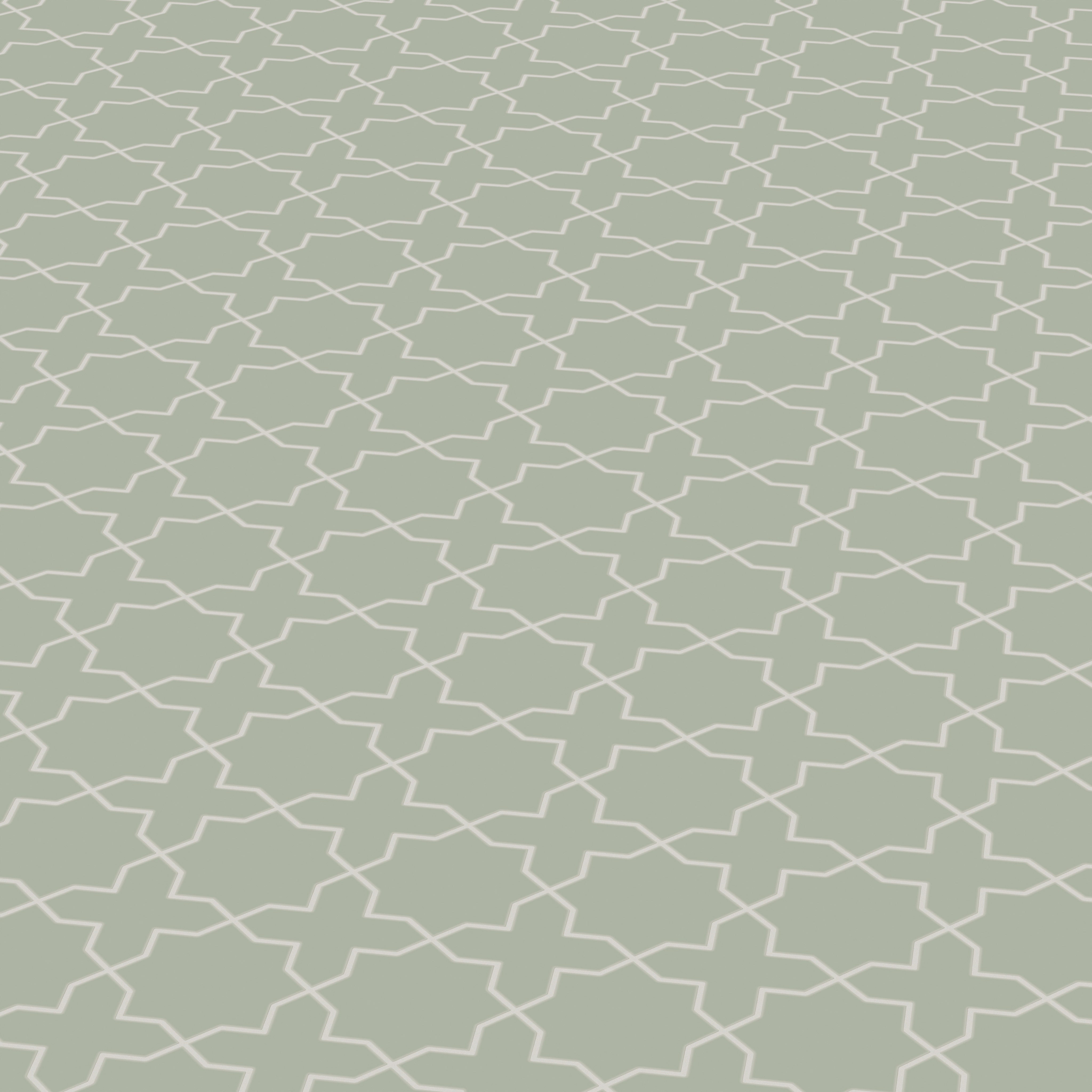 Star & Cross Original Ceramic Tile in Rosemary Matte