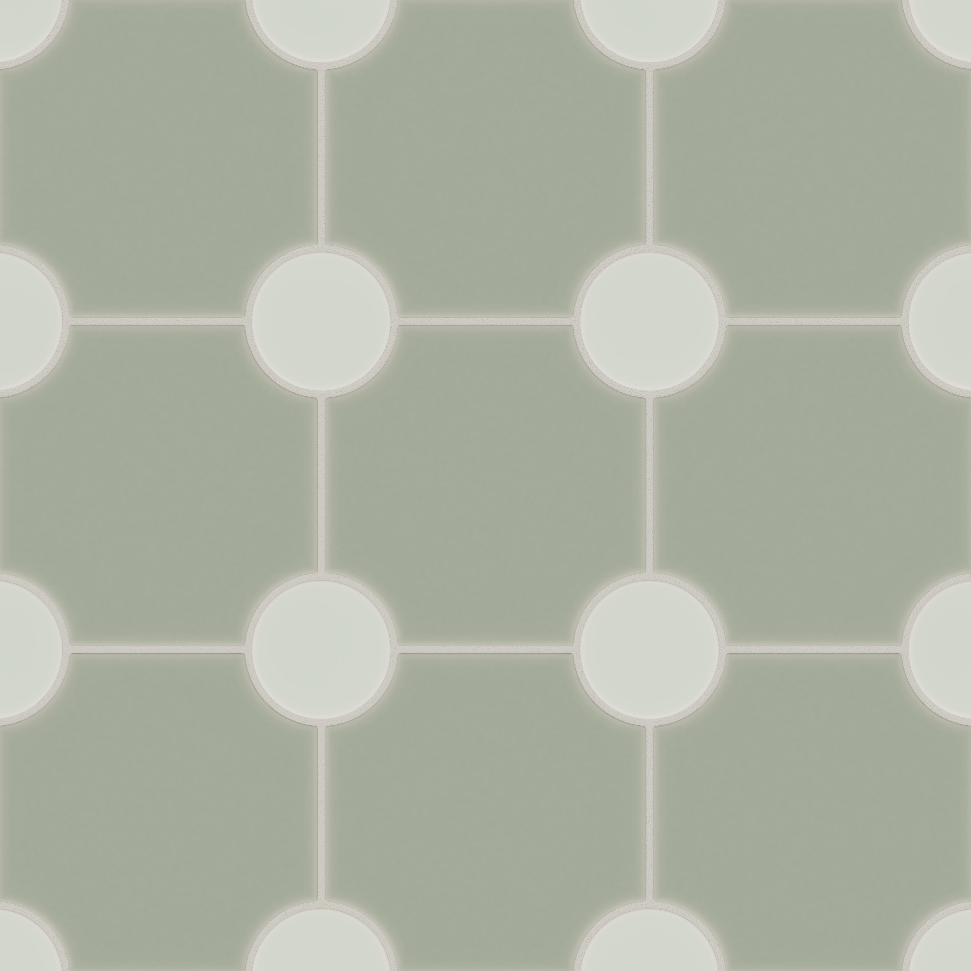 Portico Original Ceramic Tile in Rosemary Matte & Overcast Matte