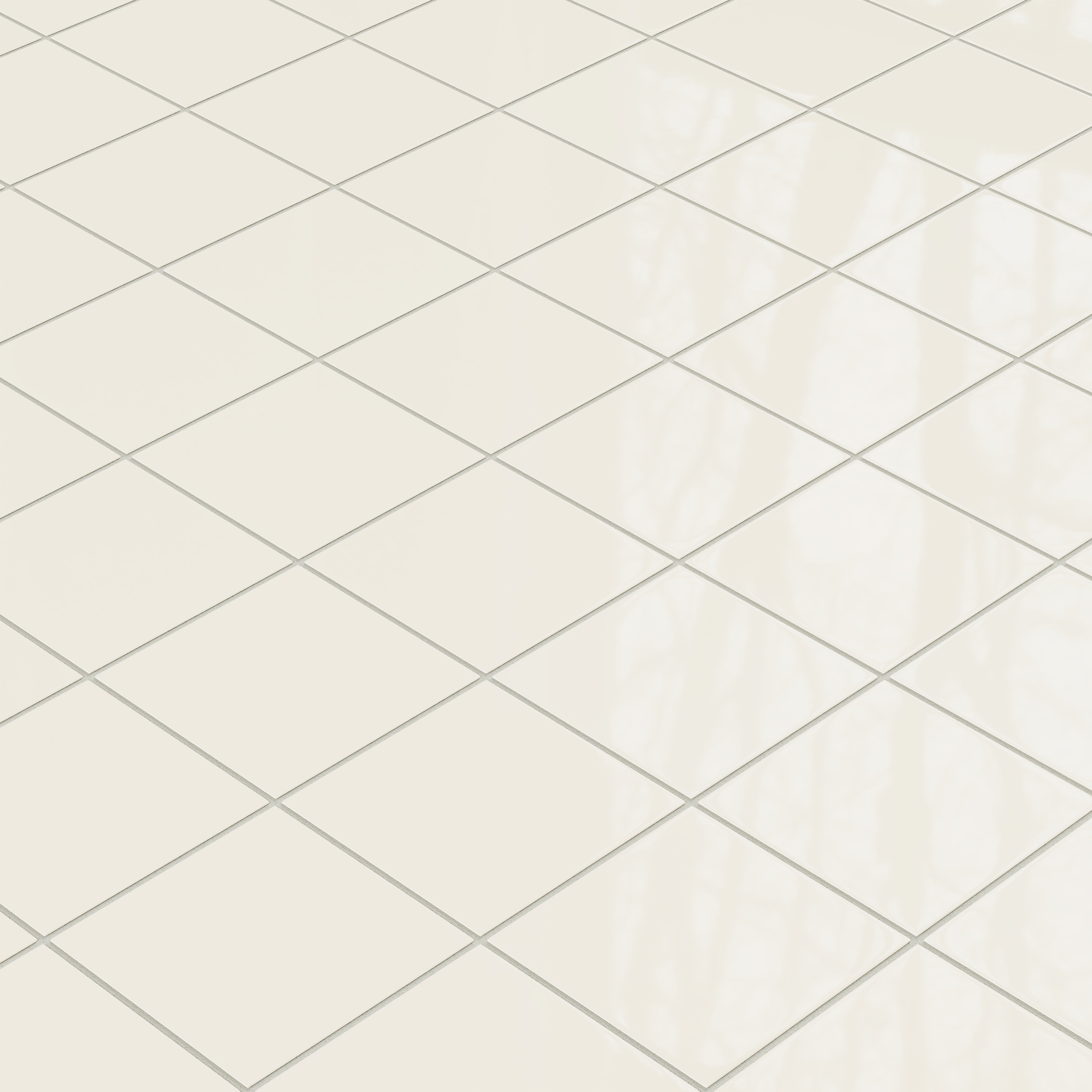 6x6 Natural Press Ceramic Tile in Salt Creek Gloss