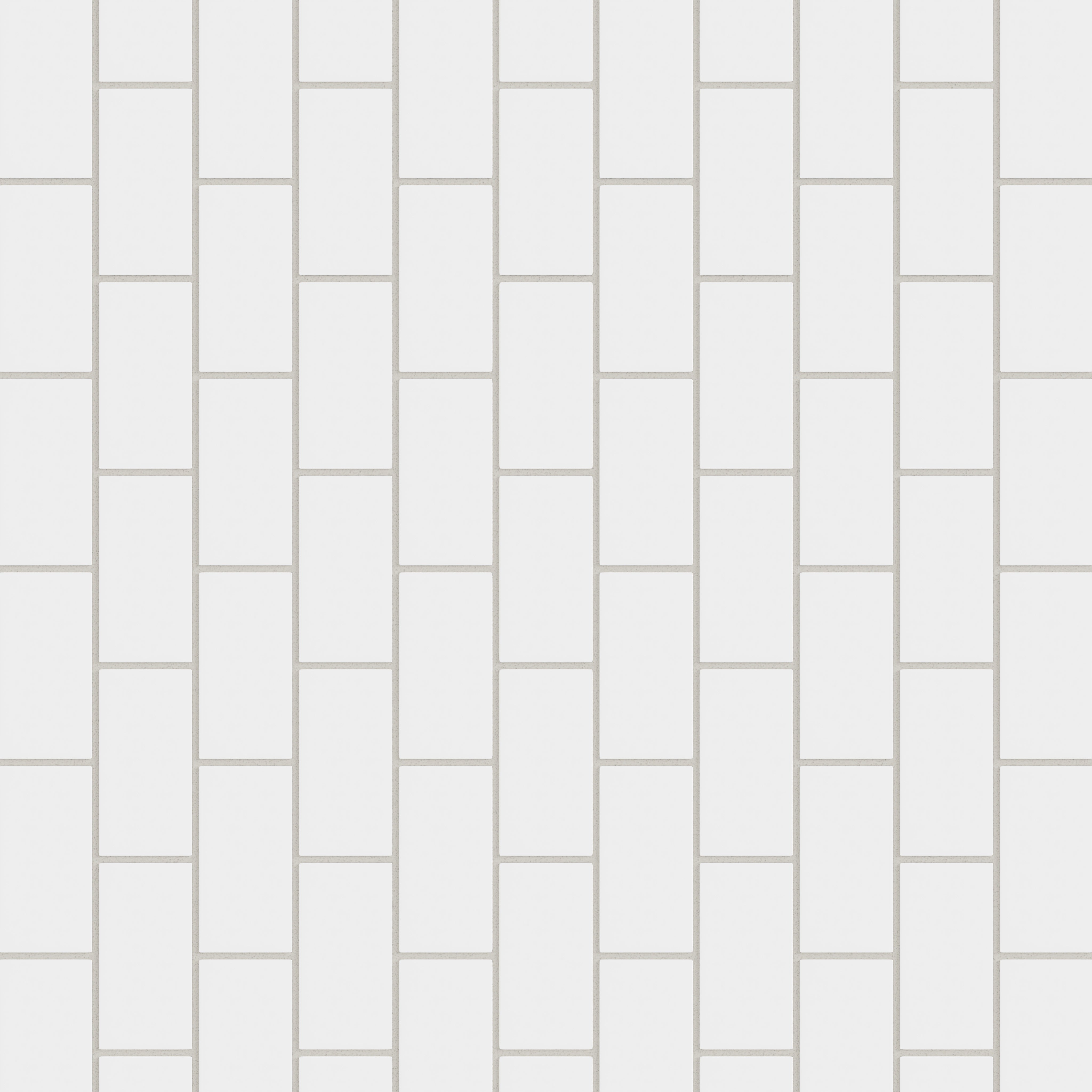 2x4 Half Offset Sheeted Natural Press Ceramic Mosaic Tile in Salt Creek Matte