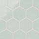 8" Hexagon Original Ceramic Tile in Salton Sea Gloss