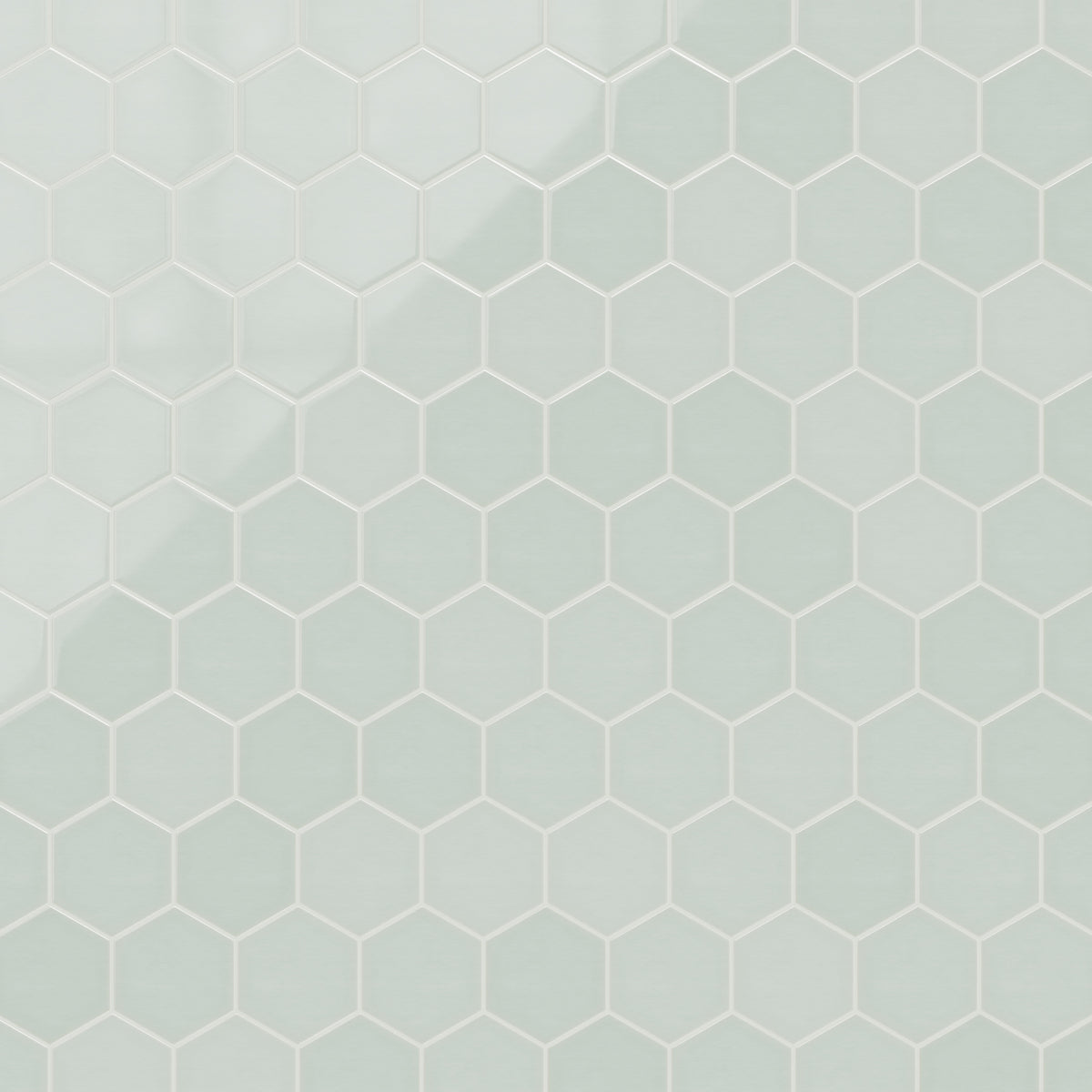 8" Hexagon Original Ceramic Tile in Salton Sea Gloss