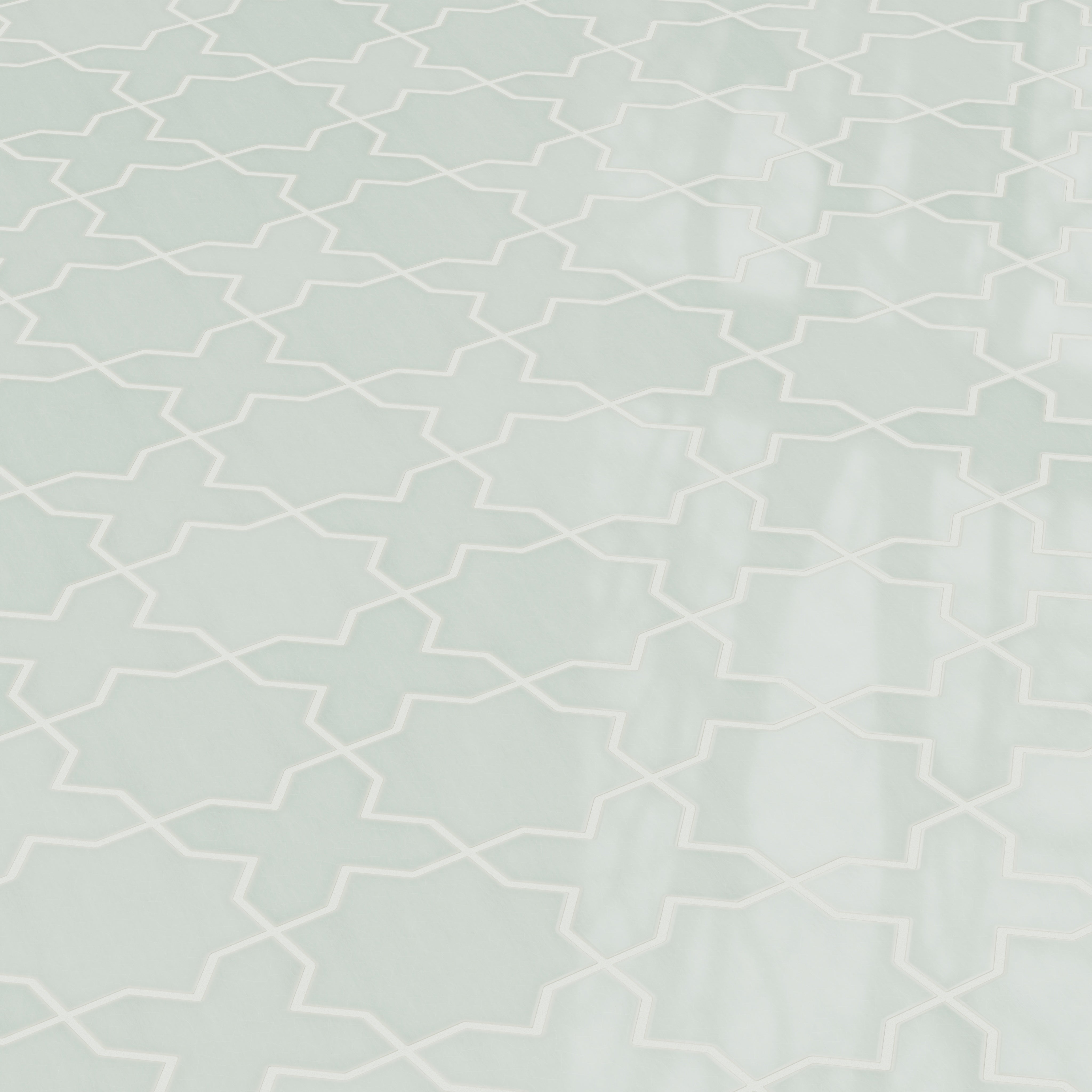 Star & Cross Original Ceramic Tile in Salton Sea Gloss
