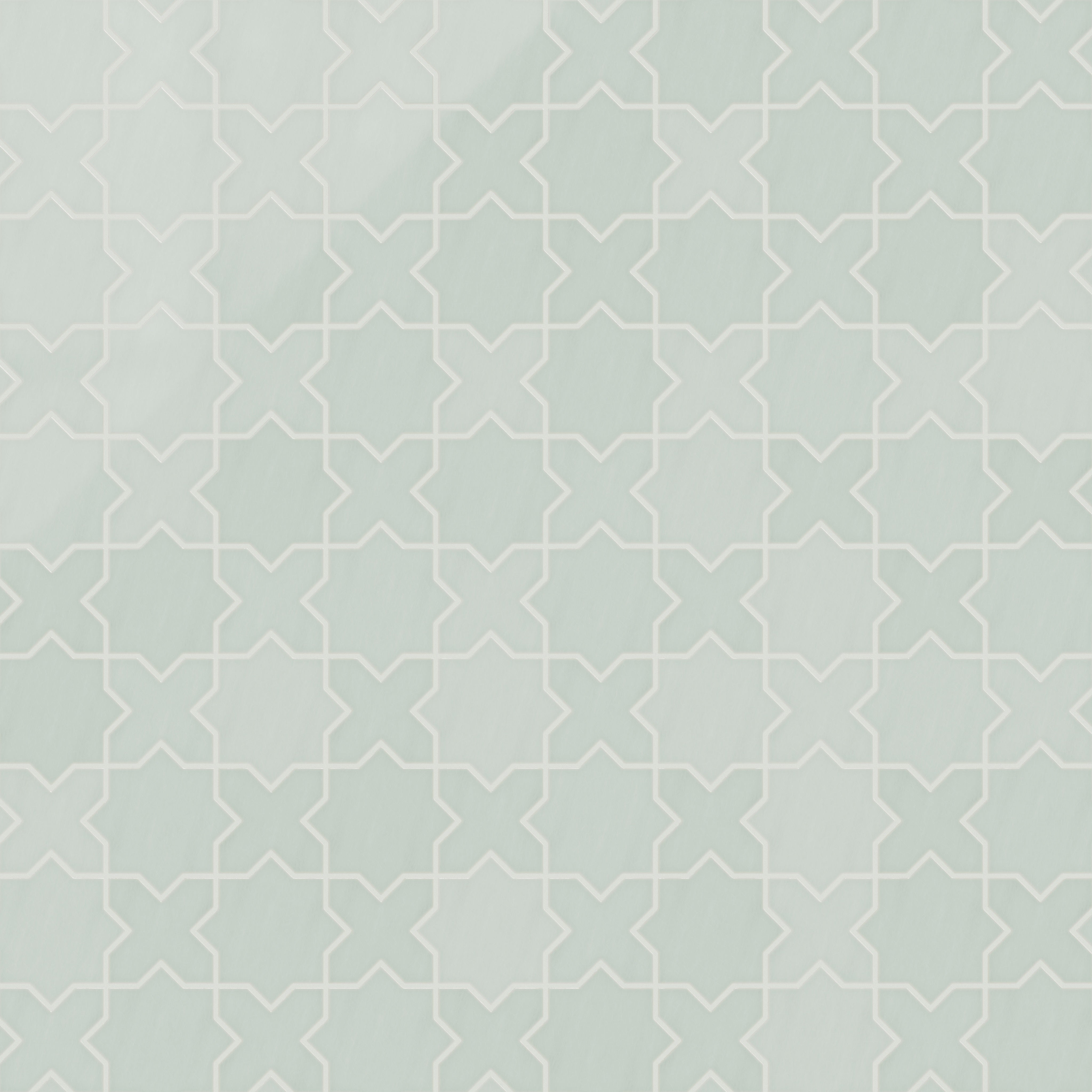 Star & Cross Original Ceramic Tile in Salton Sea Gloss