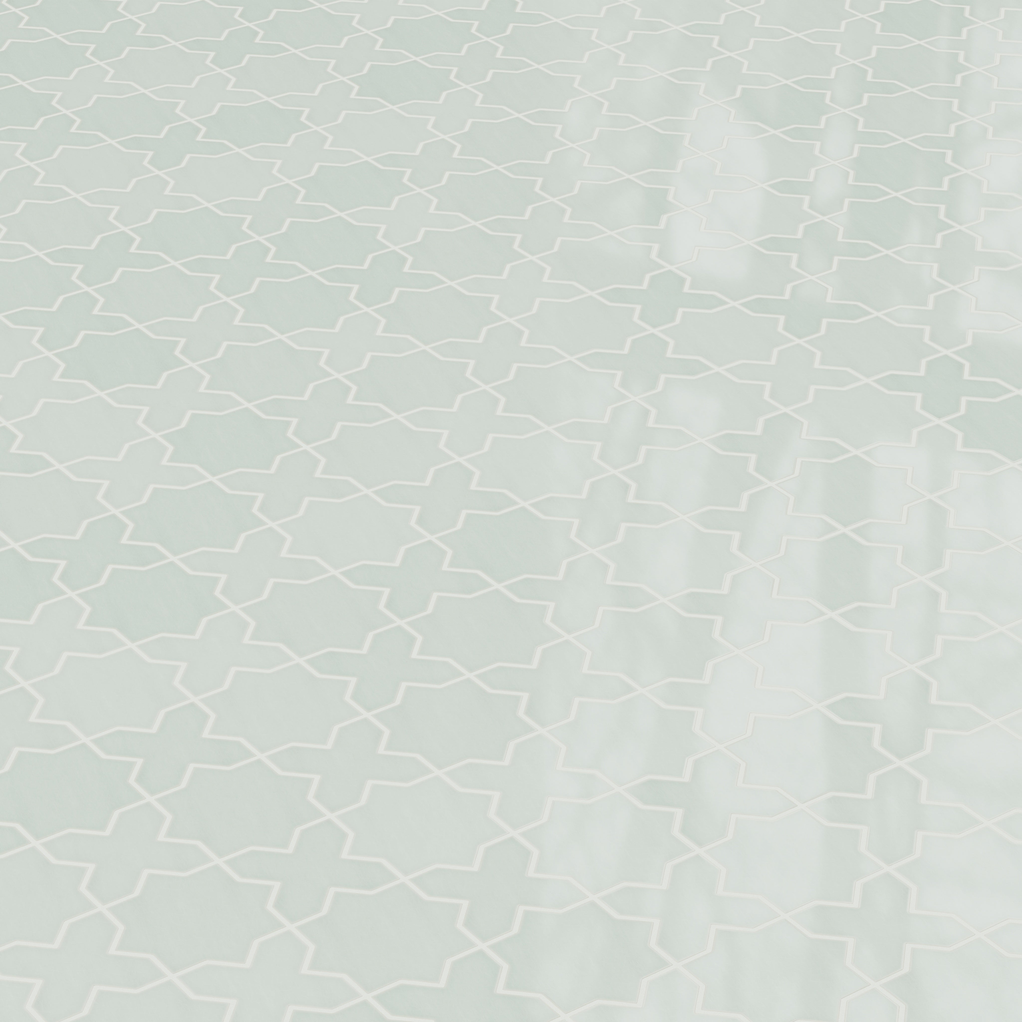 Star & Cross Original Ceramic Tile in Salton Sea Gloss
