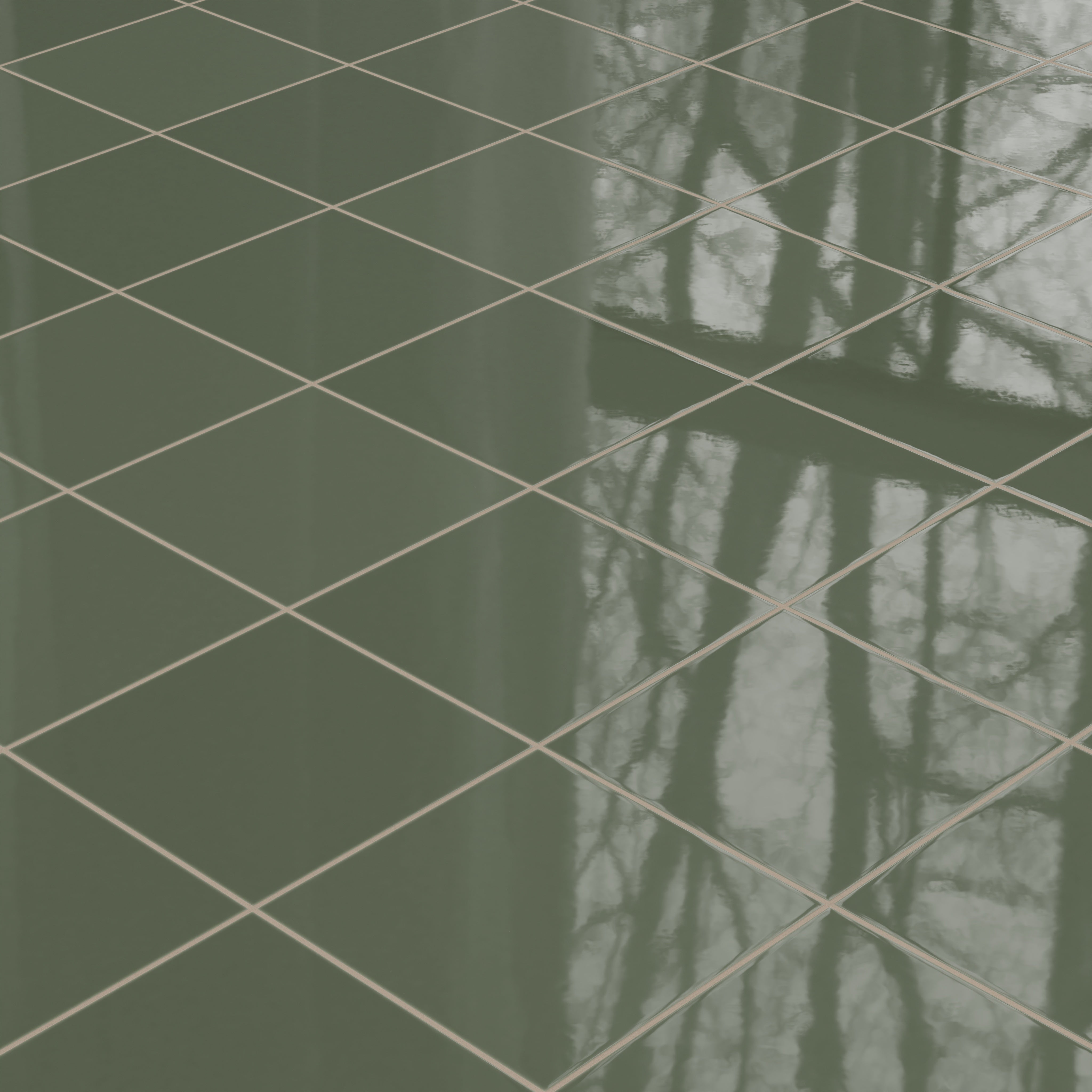 12x12 Natural Press Ceramic Tile in San Juan Gloss
