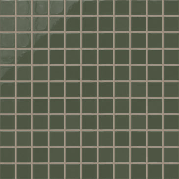 2x2 Straight Set Sheeted Natural Press Ceramic Mosaic Tile in San Juan Gloss