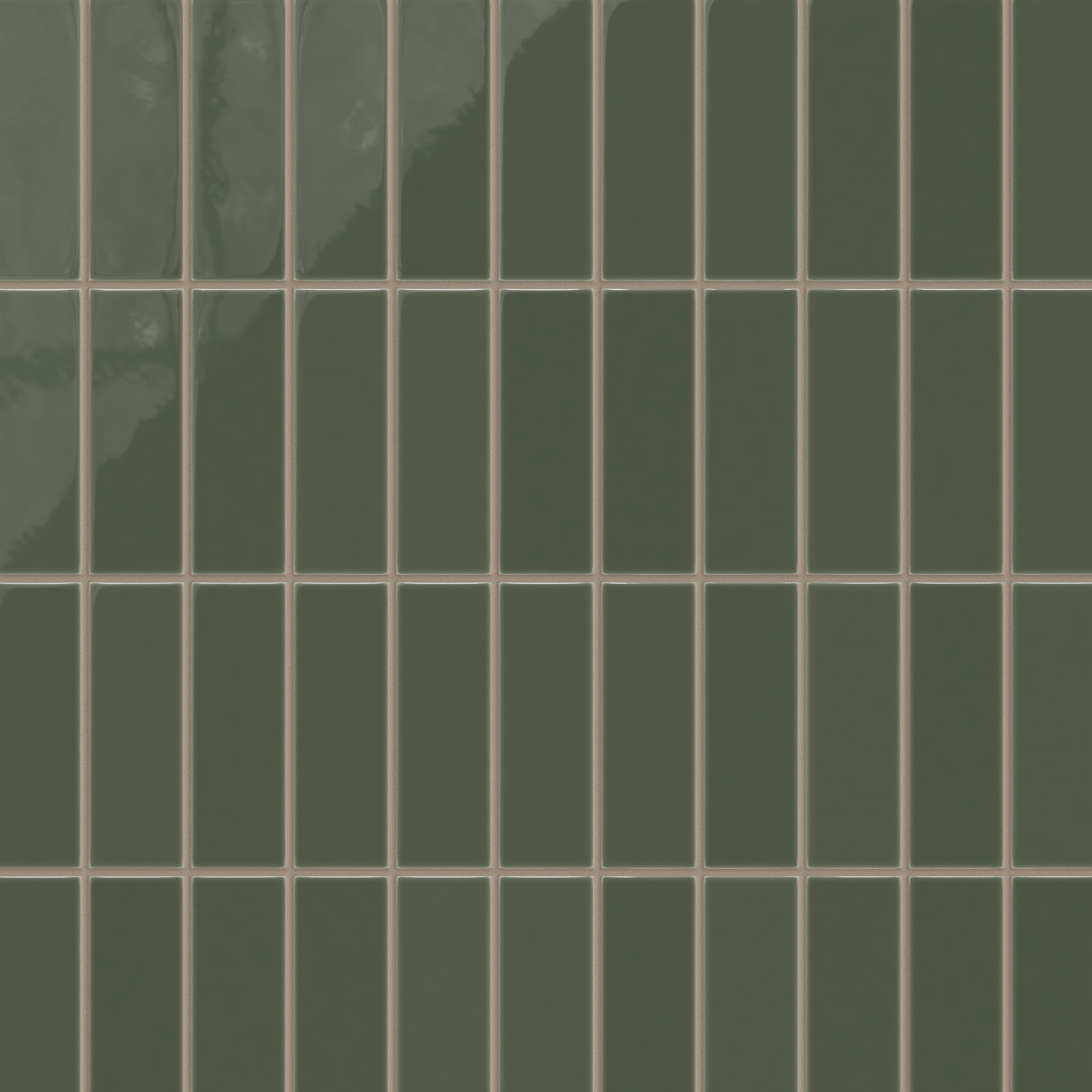 2x6 Natural Press Ceramic Tile in San Juan Gloss