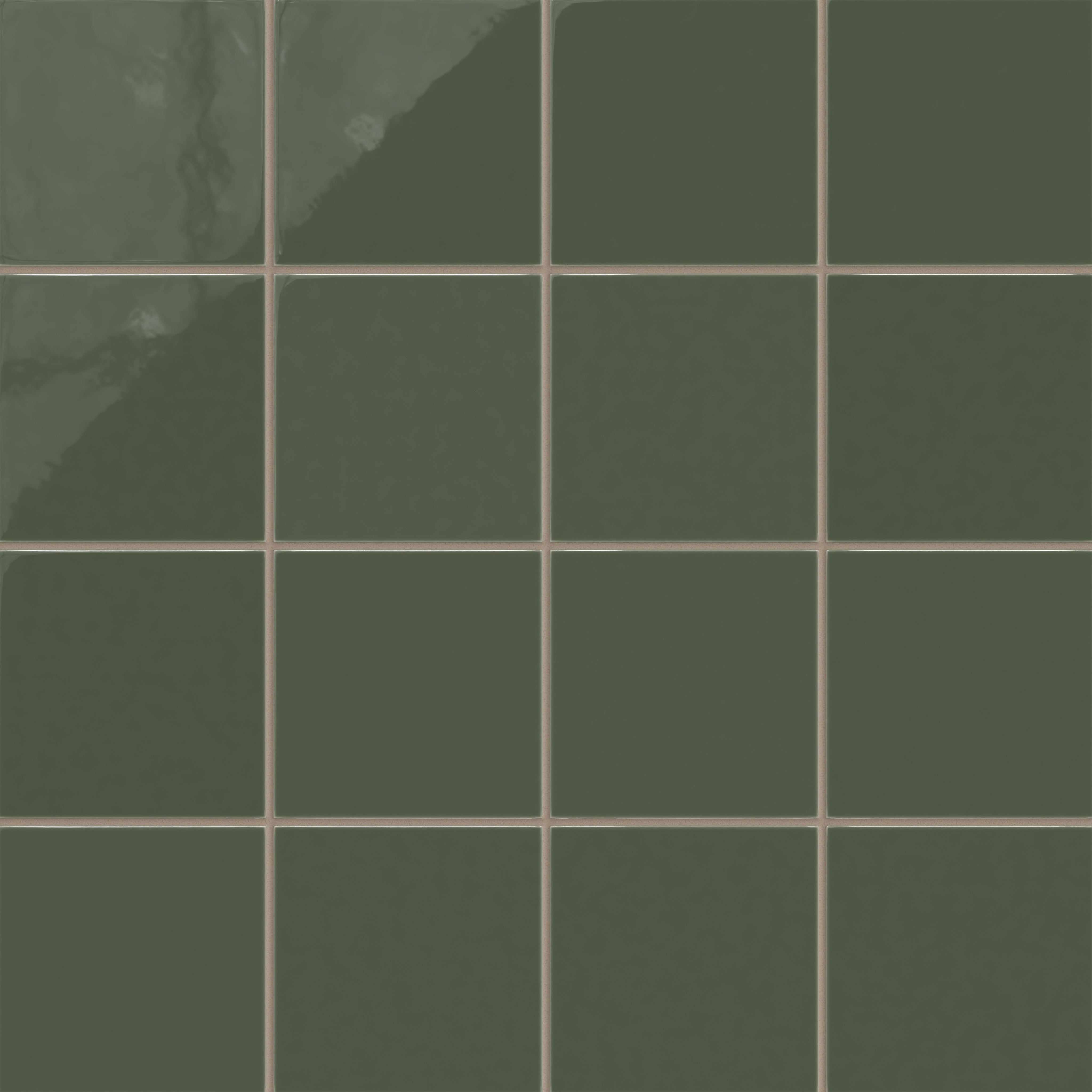 6x6 Natural Press Ceramic Tile in San Juan Gloss