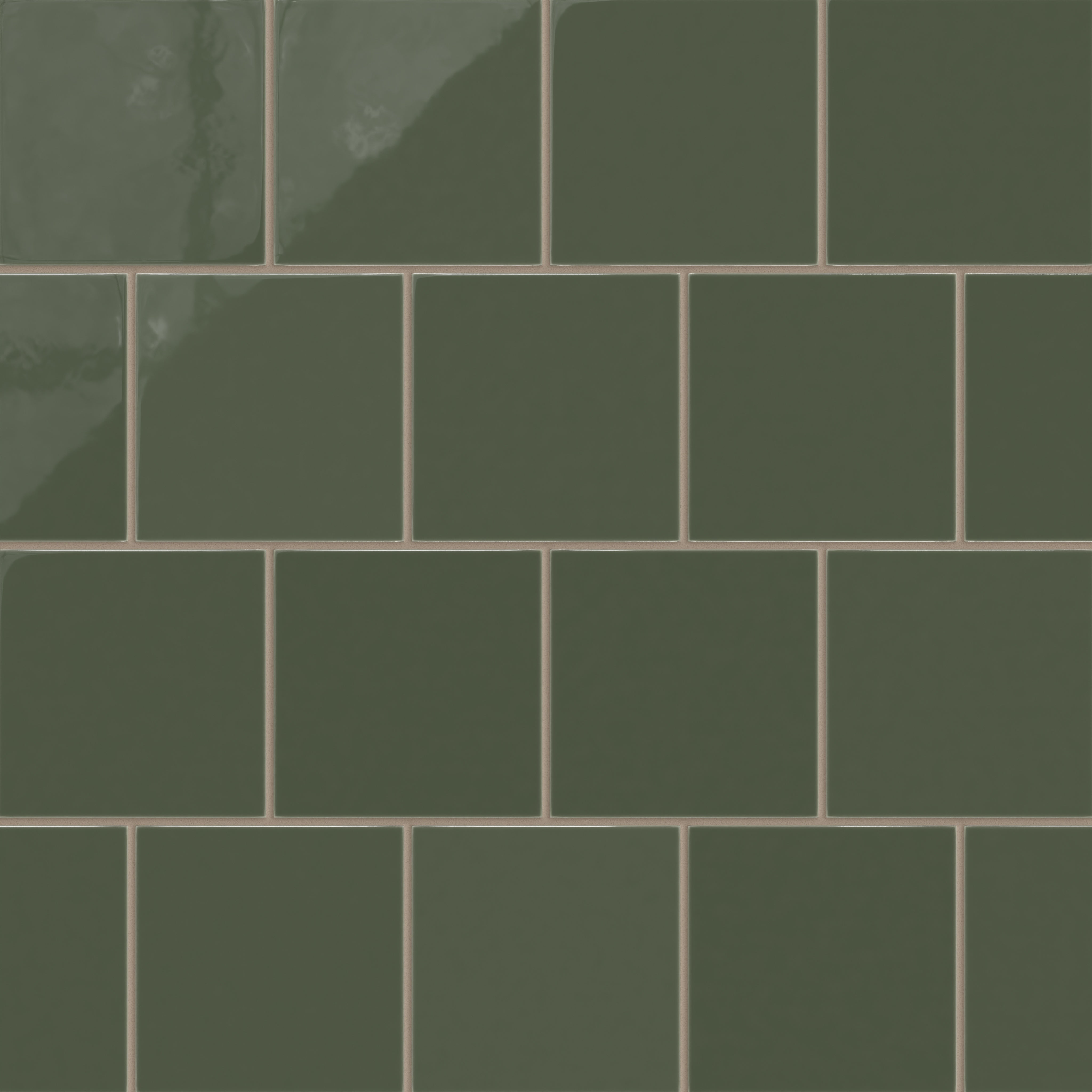 6x6 Natural Press Ceramic Tile in San Juan Gloss