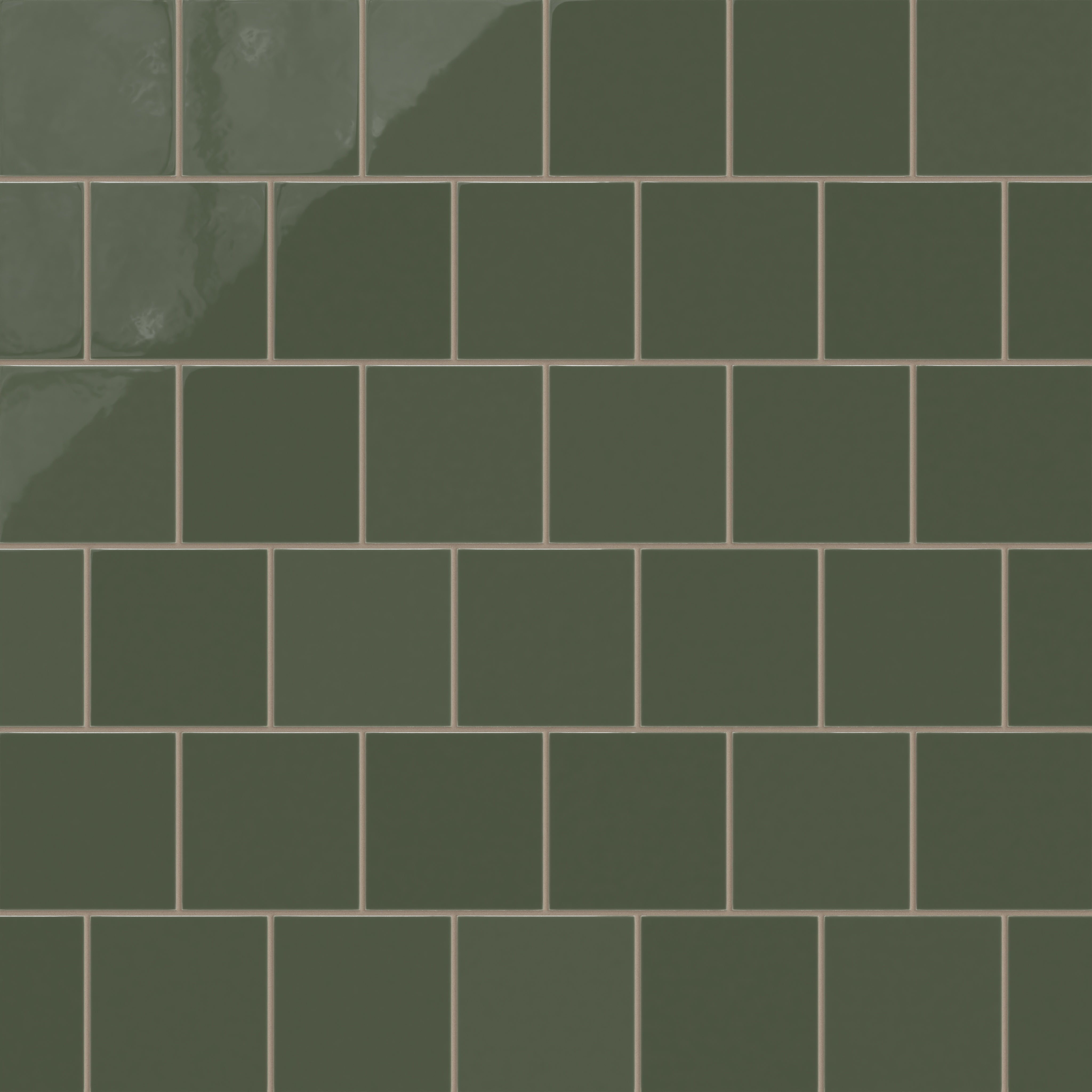 6x6 Natural Press Ceramic Tile in San Juan Gloss