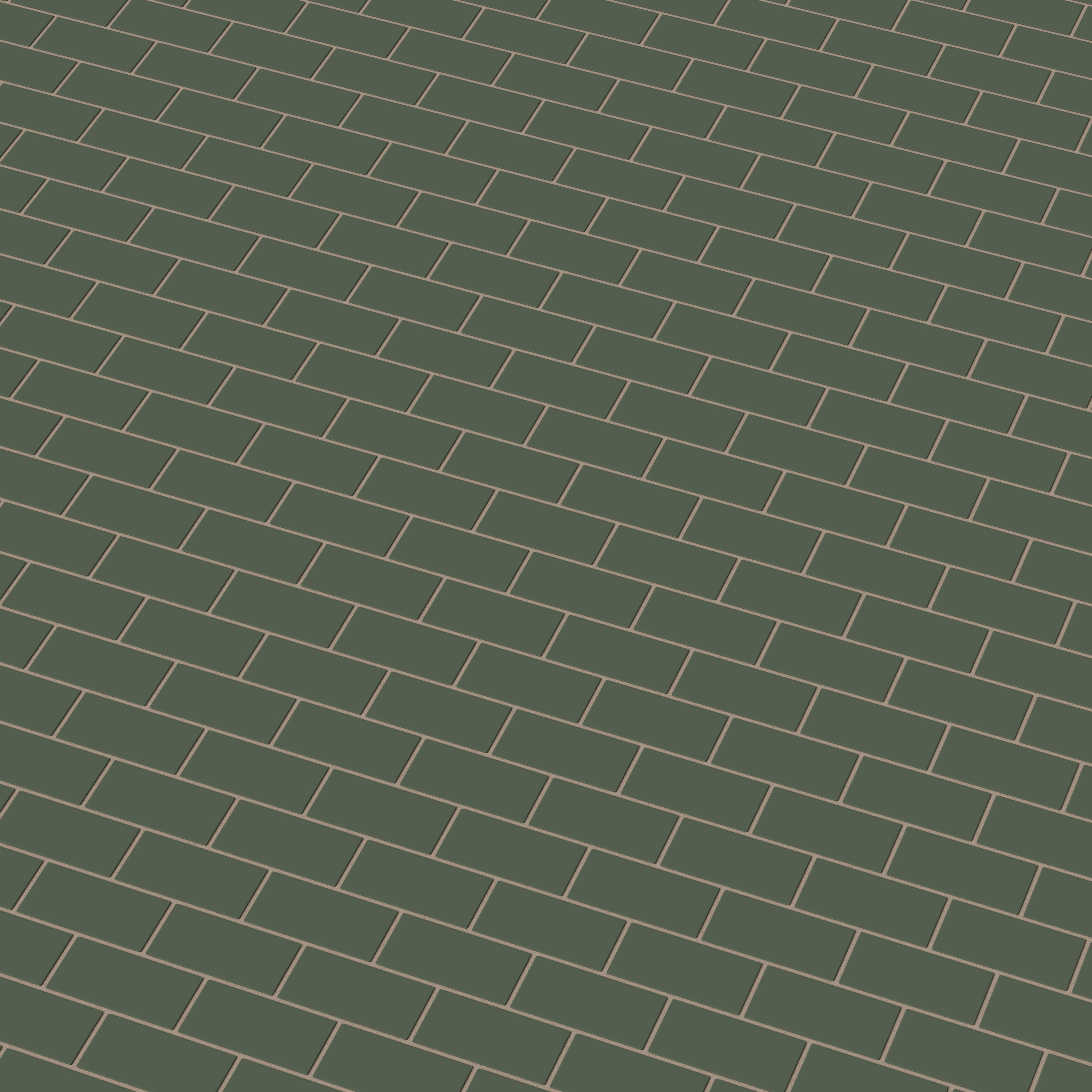 2x4 Half Offset Sheeted Natural Press Ceramic Mosaic Tile in San Juan Matte