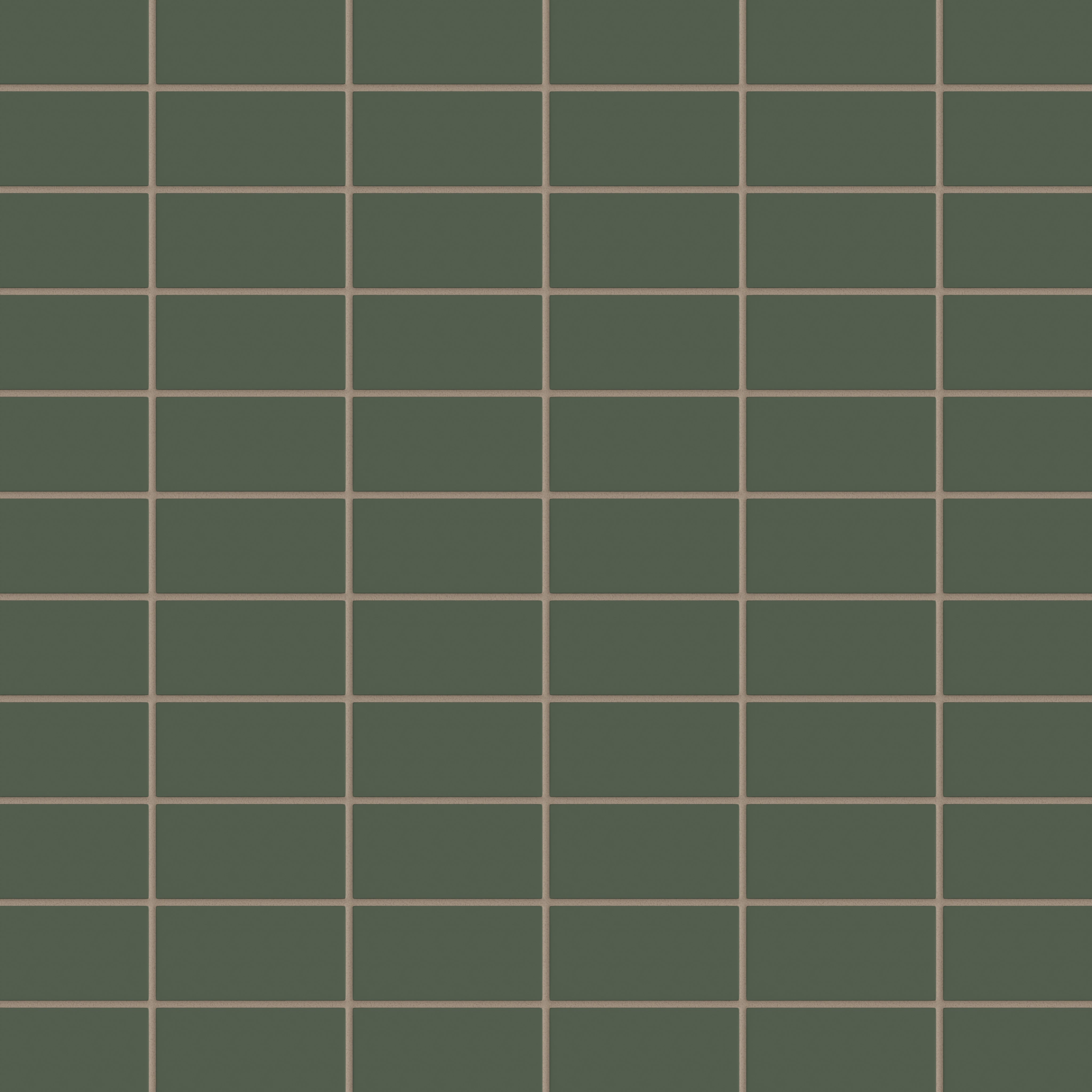 2x4 Straight Set Sheeted Natural Press Ceramic Mosaic Tile in San Juan Matte