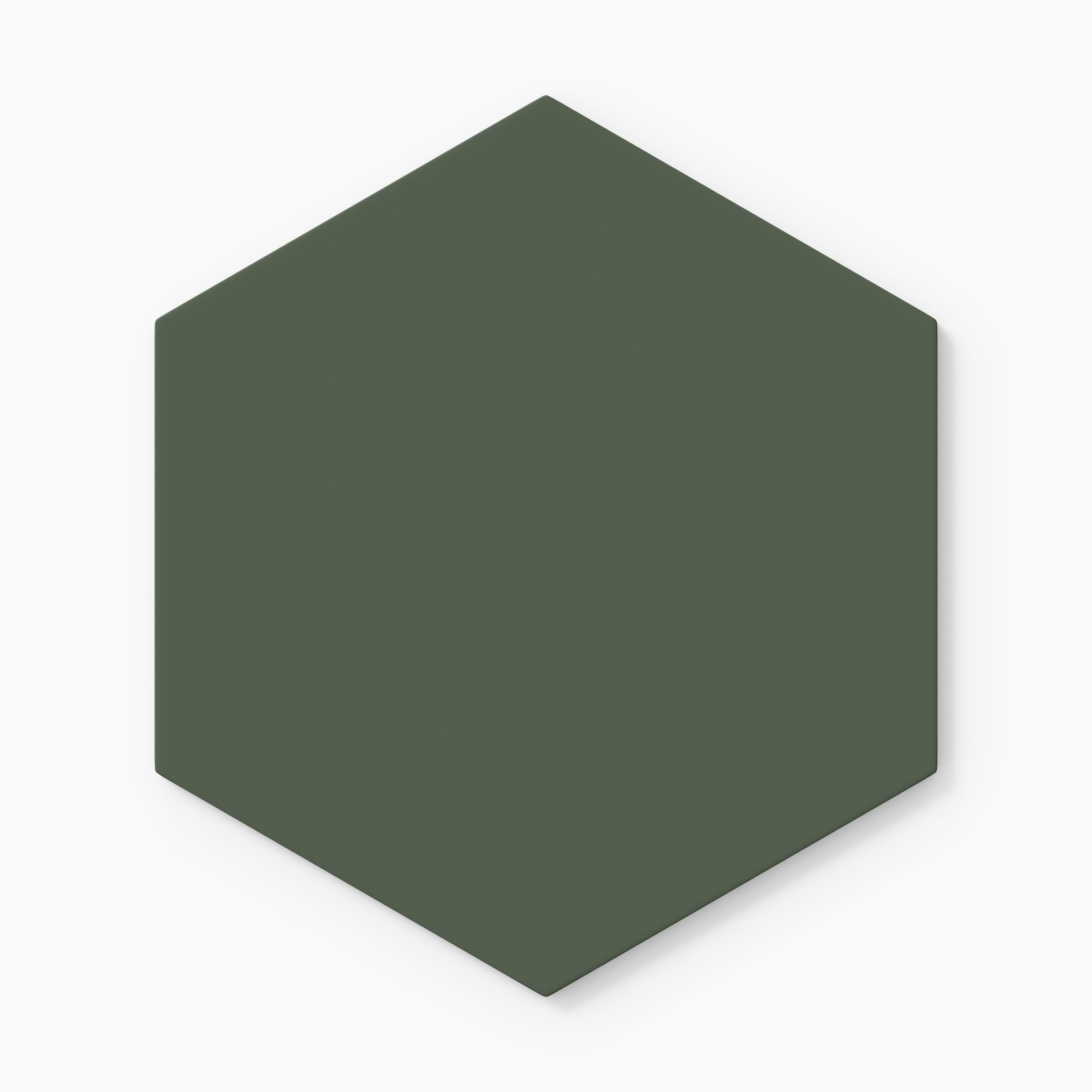 8" Hexagon Natural Press Ceramic Tile in San Juan Matte
