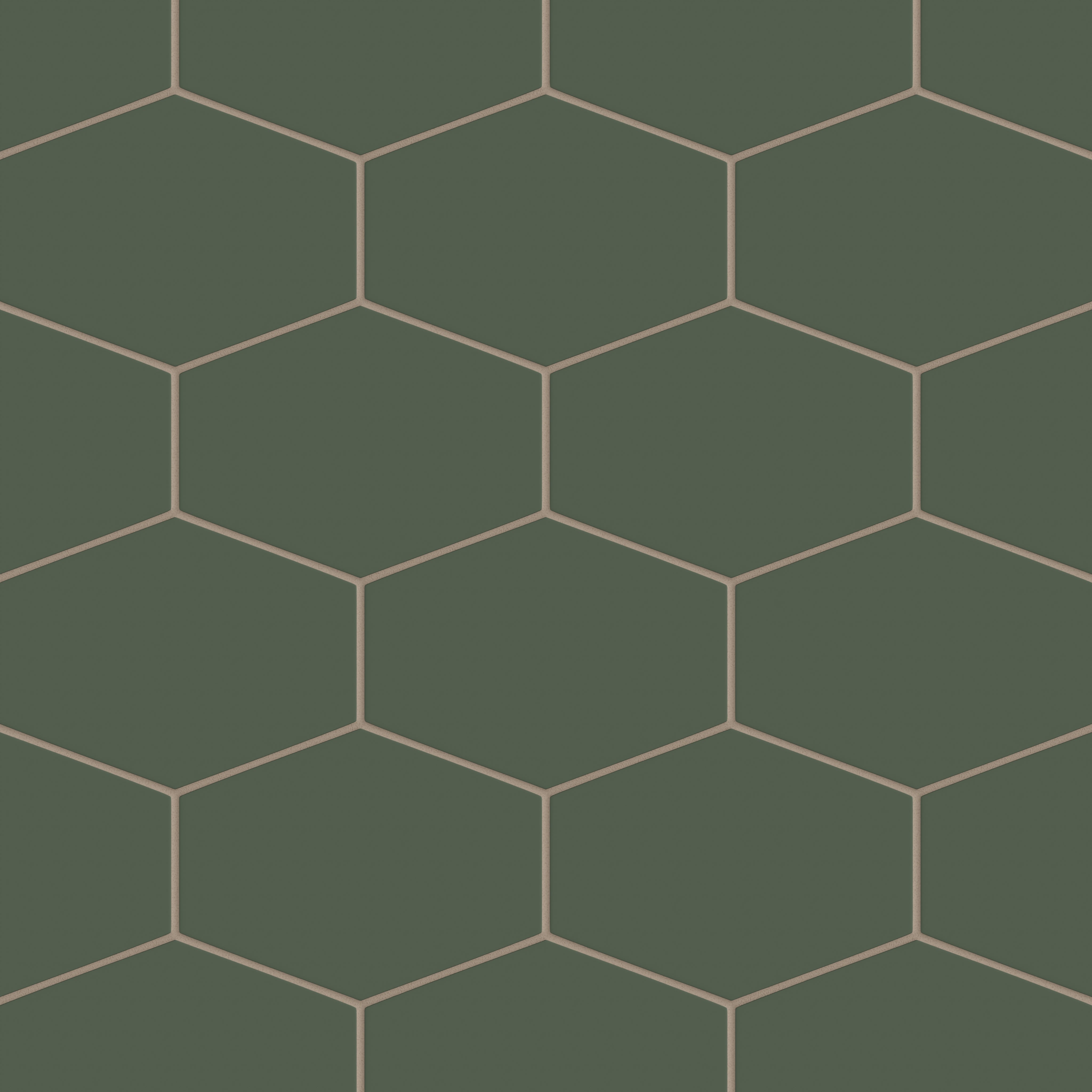 Elongated Hexagon Natural Press Ceramic Tile in San Juan Matte