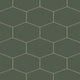 Elongated Hexagon Natural Press Ceramic Tile in San Juan Matte