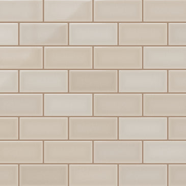 3x6 Original Ceramic Tile in Sand Dune Gloss