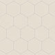 6" Hexagon Original Ceramic Tile in Sand Dune Matte