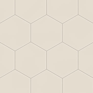8" Hexagon Original Ceramic Tile in Sand Dune Matte