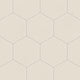 8" Hexagon Original Ceramic Tile in Sand Dune Matte